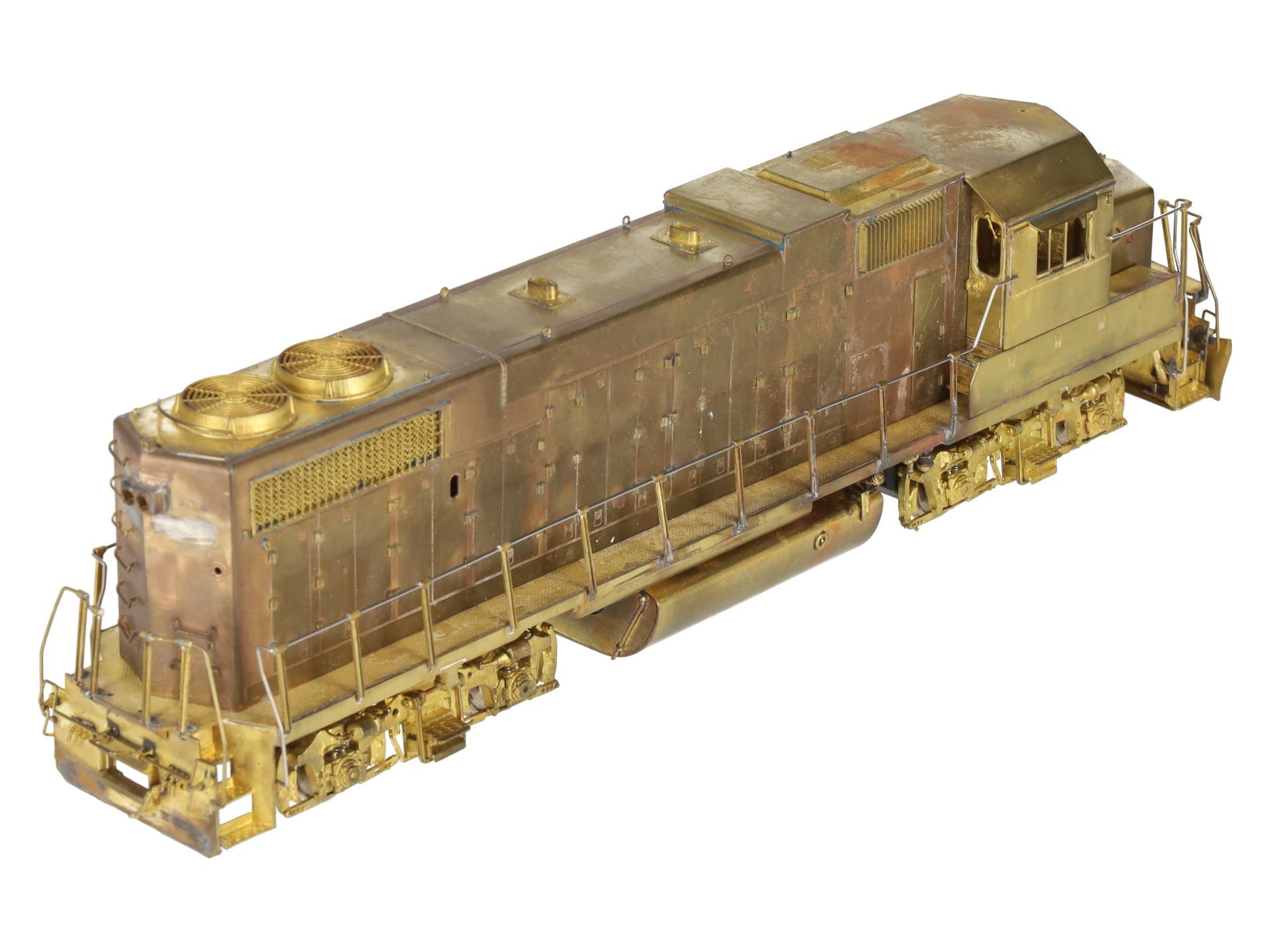 Overland OMI-1754 S Scale GP38-2 BRASS  Low Hood Diesel Locomotive VG/Box