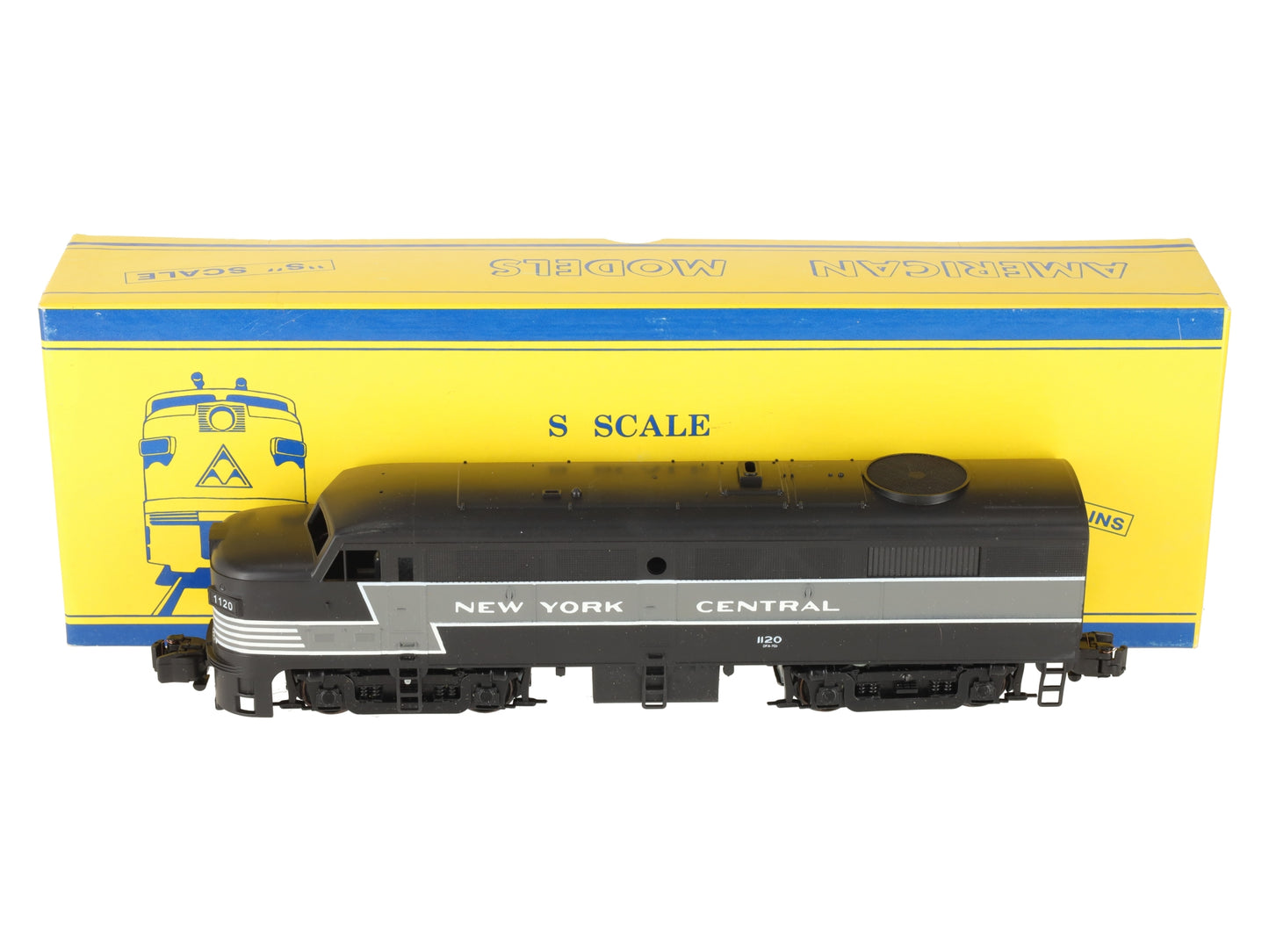 American Models S Scale NYC Alco FA-2 Powered Diesel Locomotive #1120 LN/Box