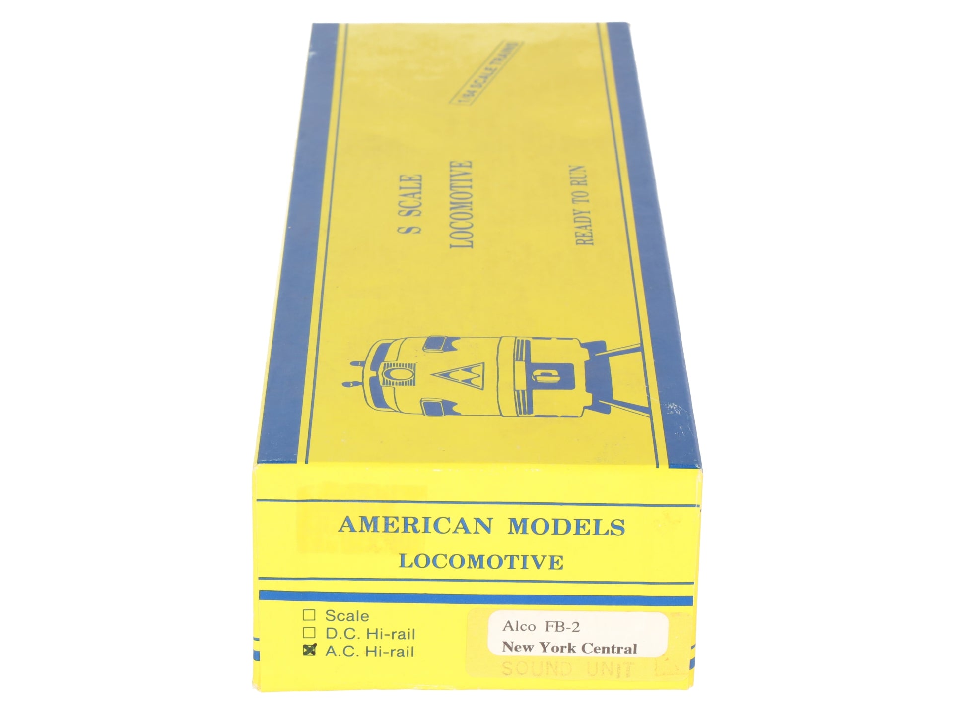 American Model S Scale NYC Alco FB-2 Dummy Diesel #3337 w/ Sound Unit EX/Box