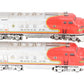 Lionel 2343 Vintage O Gauge Santa Fe F3 AA Diesel Locomotive Set