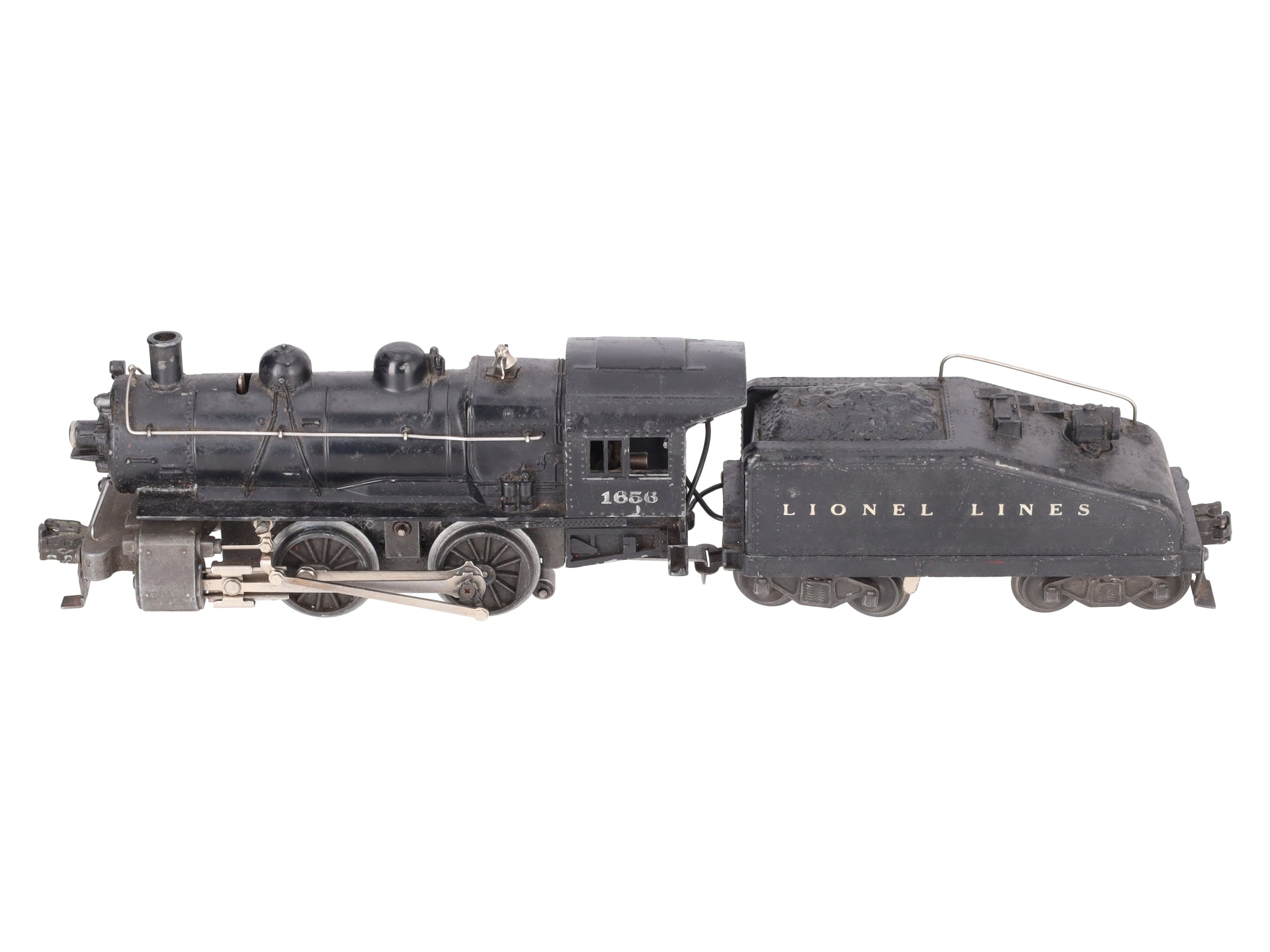 Lionel 1656 Vintage O Lionel Lines 0-4-0 Steam Locomotive & 6403B Tender w Bell VG