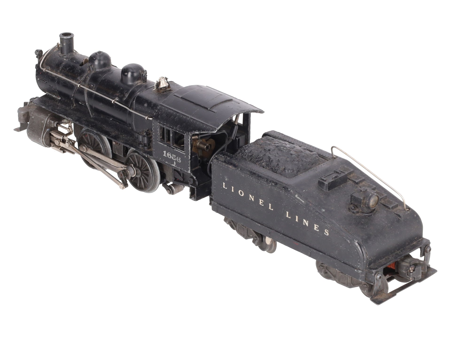 Lionel 1656 Vintage O Lionel Lines 0-4-0 Steam Locomotive & 6403B Tender w Bell VG