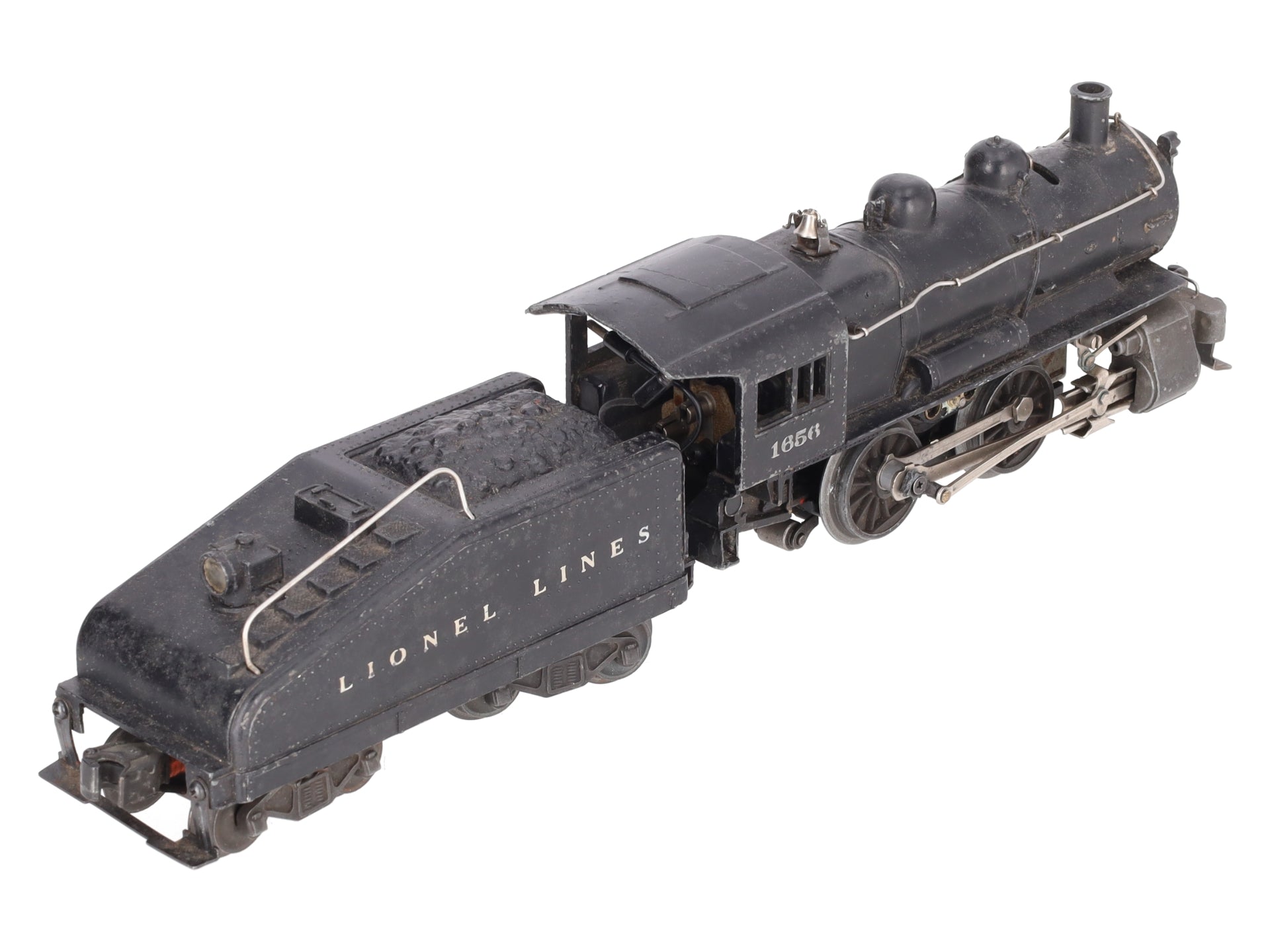 Lionel 1656 Vintage O Lionel Lines 0-4-0 Steam Locomotive & 6403B Tender w Bell VG