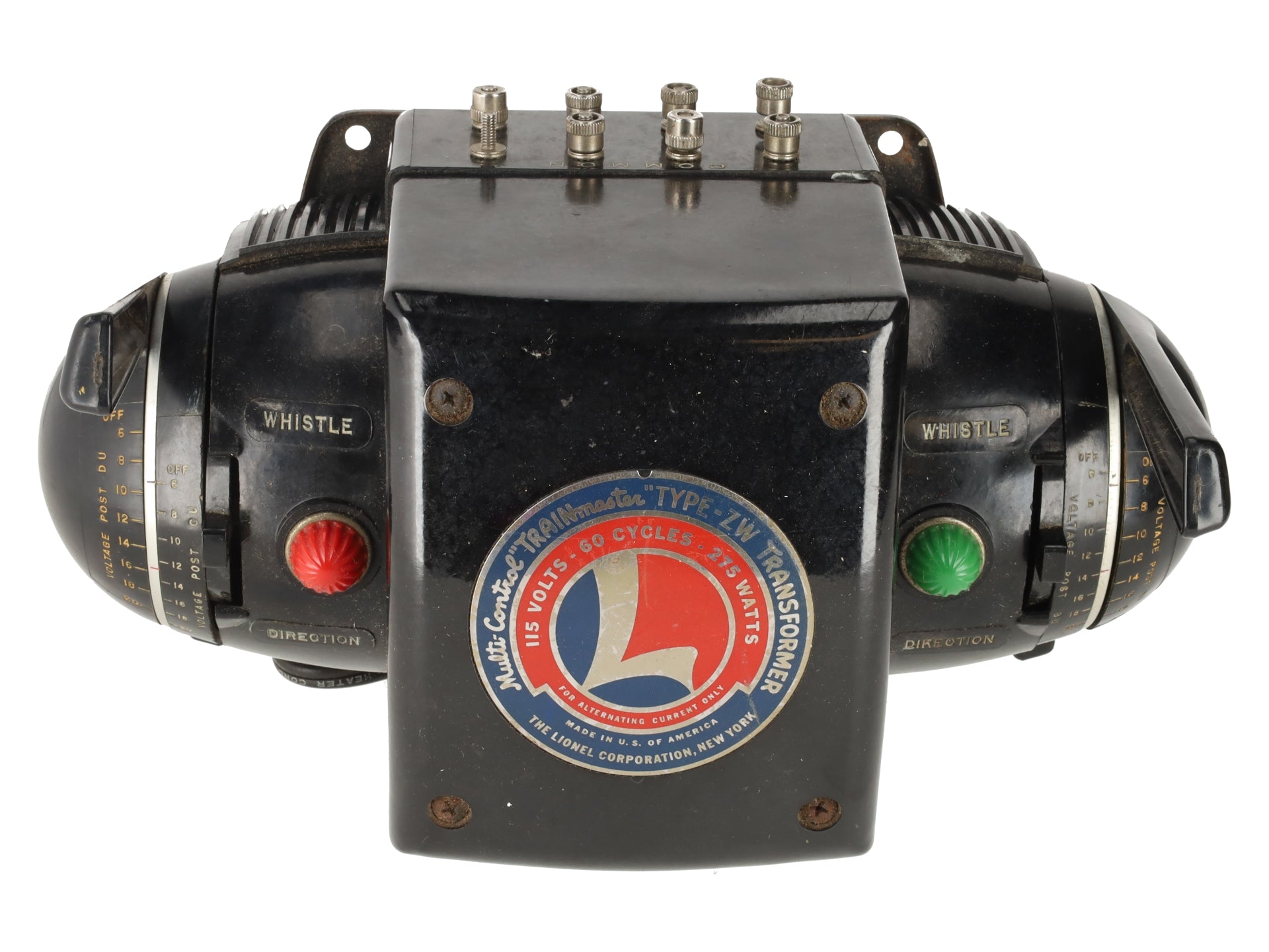 Lionel ZW O Gauge Vintage Trainmaster 275 Watt Transformer with Whistle VG