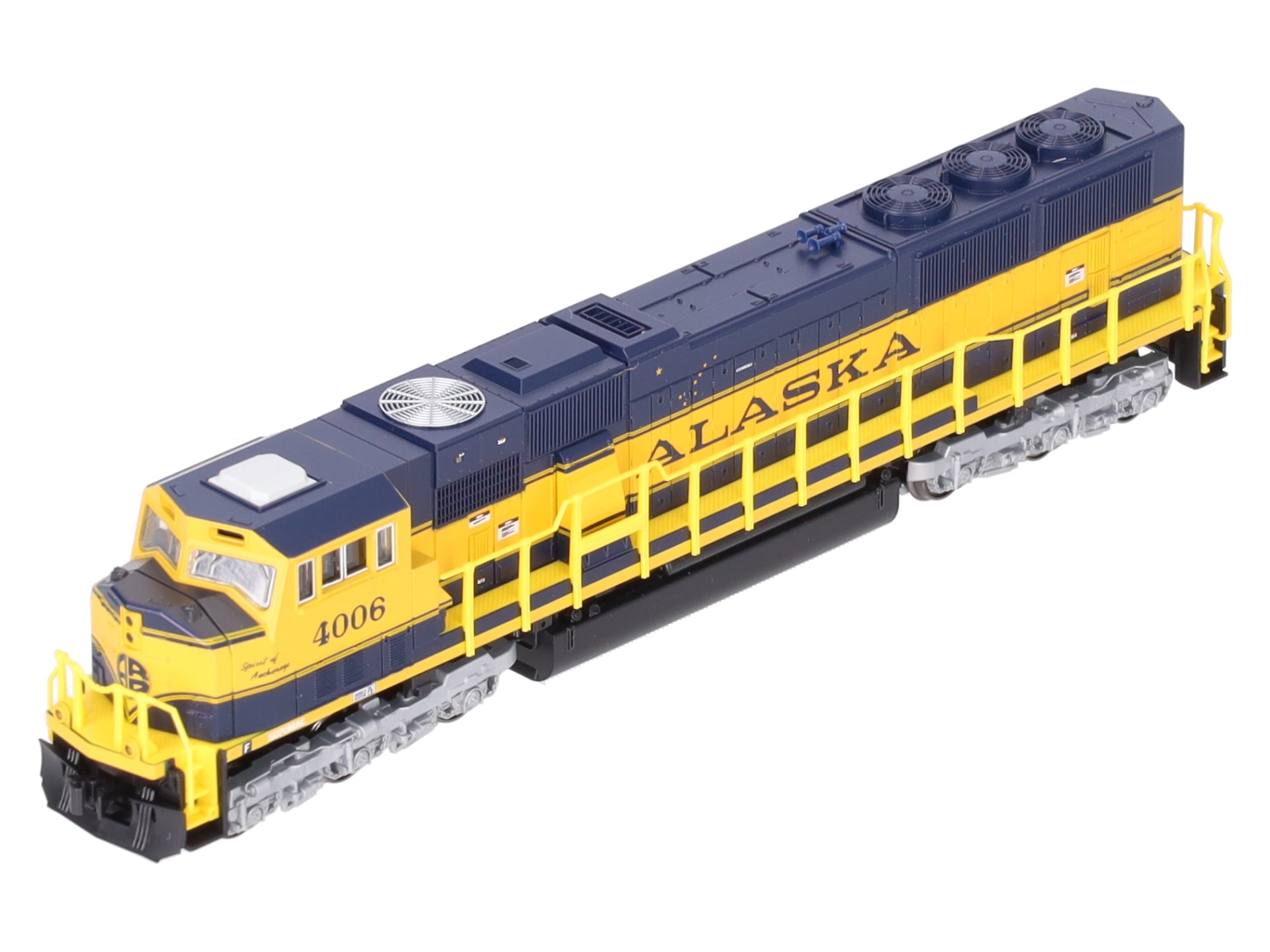 Kato 176-6408-DCC N Alaska Railroad SD70MAC Diesel with DCC #4006 LN/Box