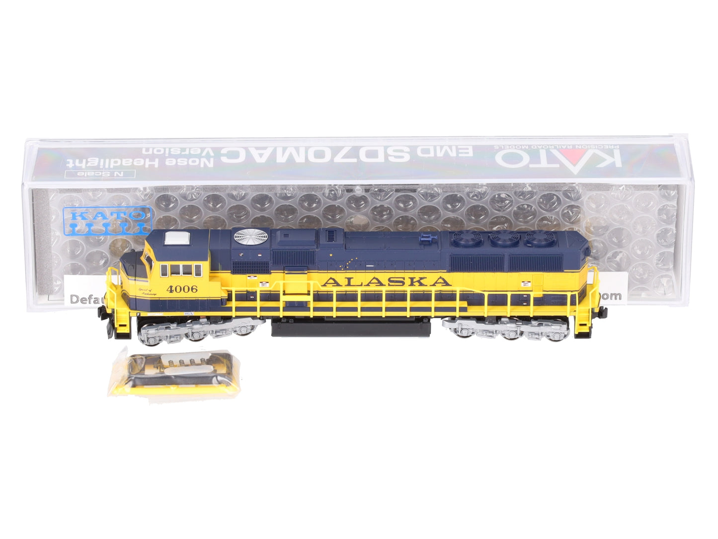 Kato 176-6408-DCC N Alaska Railroad SD70MAC Diesel with DCC #4006 LN/Box