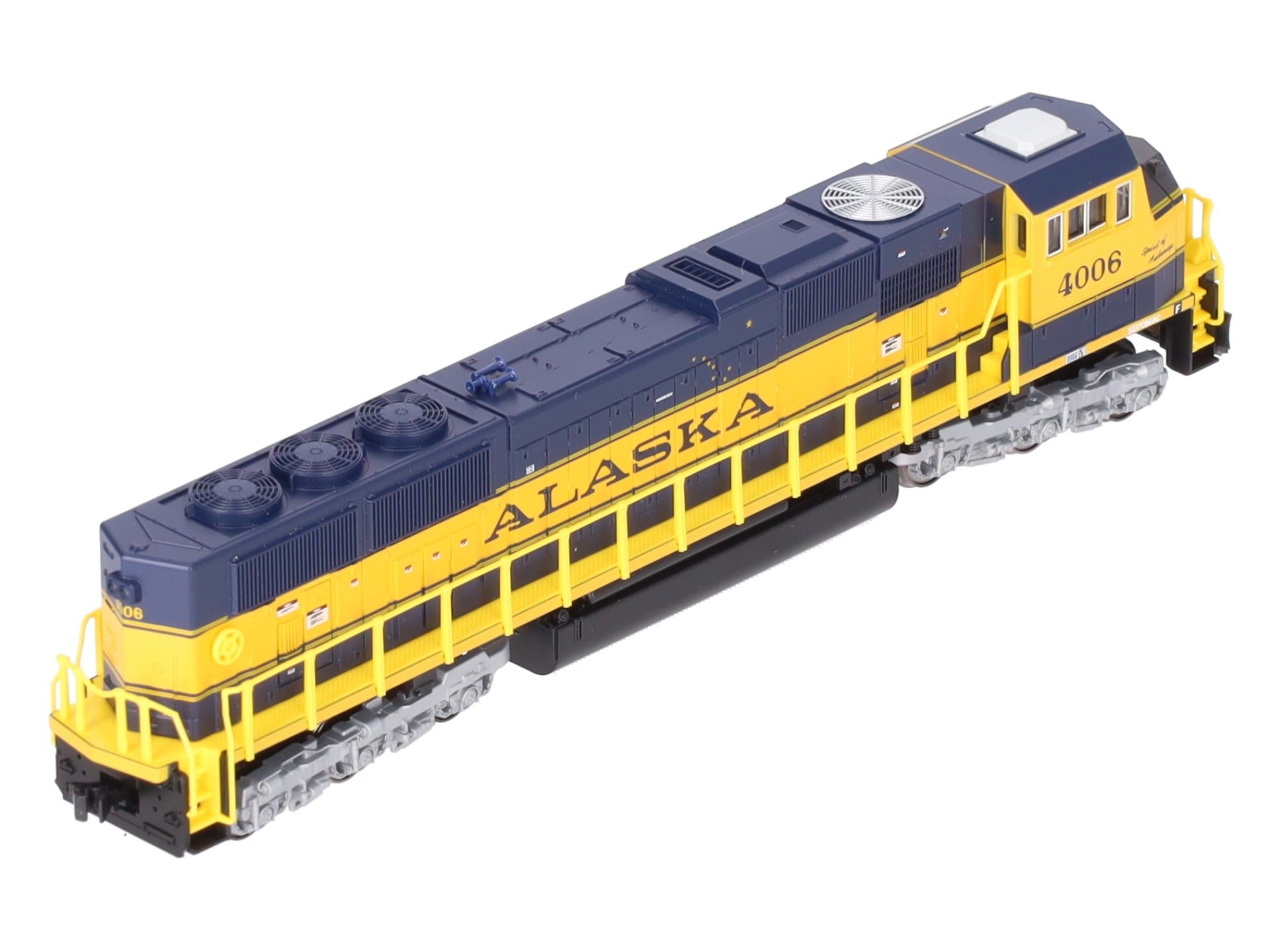 Kato 176-6408-DCC N Alaska Railroad SD70MAC Diesel with DCC #4006 LN/Box