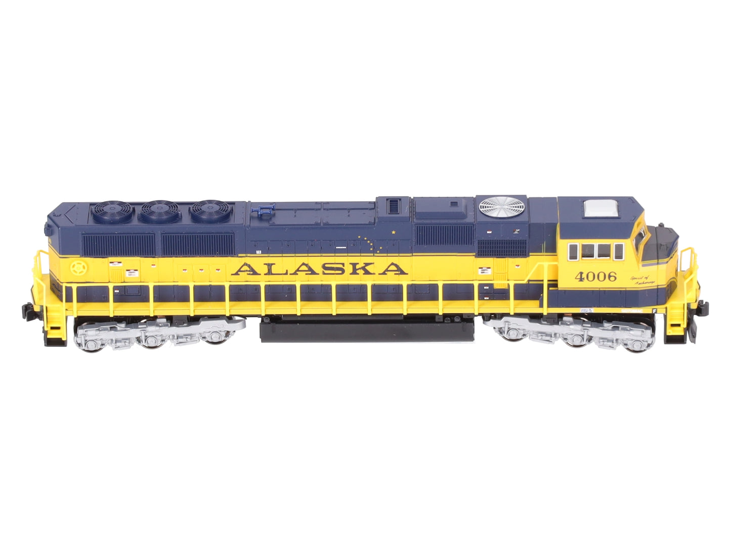 Kato 176-6408-DCC N Alaska Railroad SD70MAC Diesel with DCC #4006 LN/Box