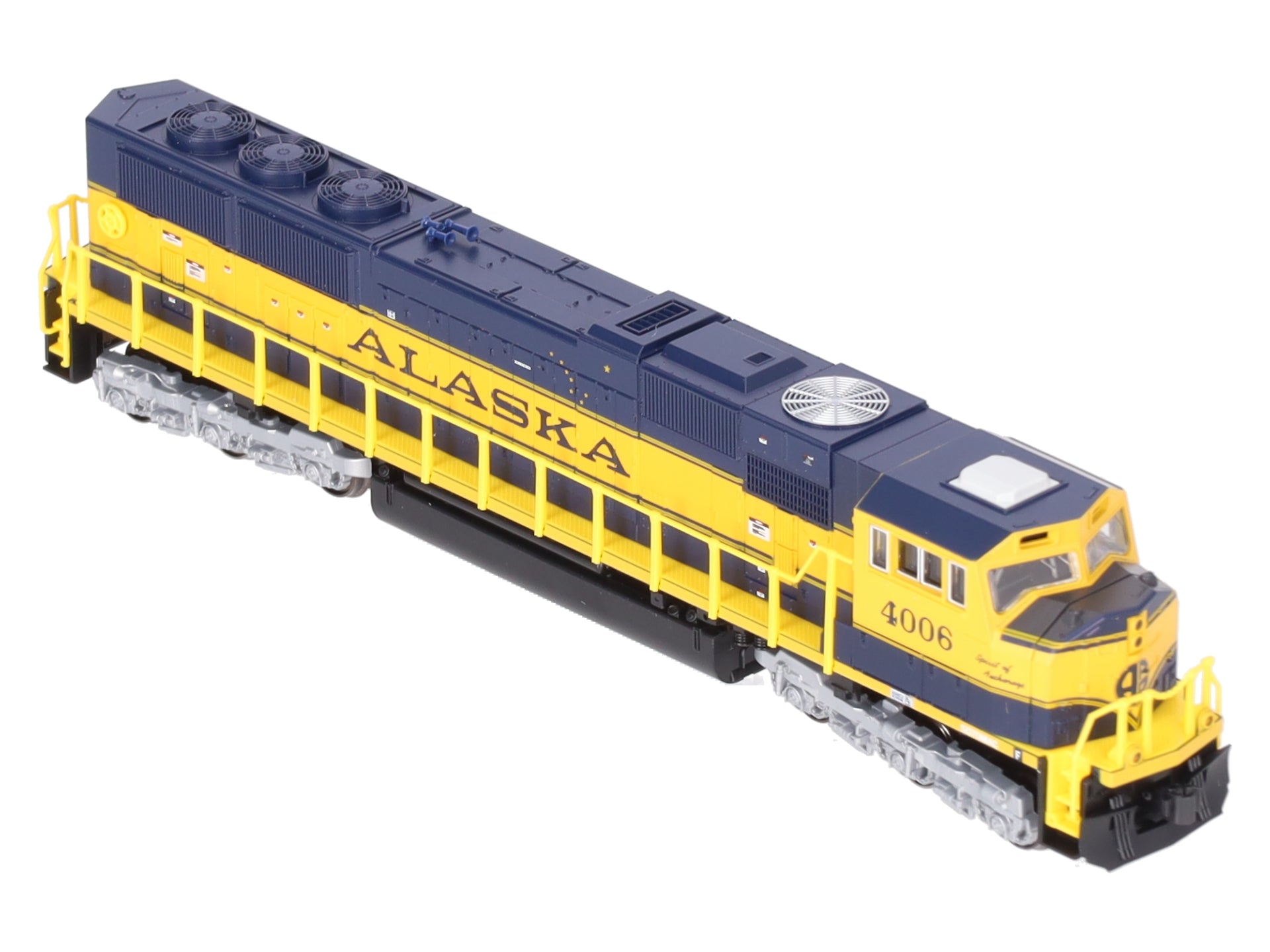 Kato 176-6408-DCC N Alaska Railroad SD70MAC Diesel with DCC #4006 LN/Box