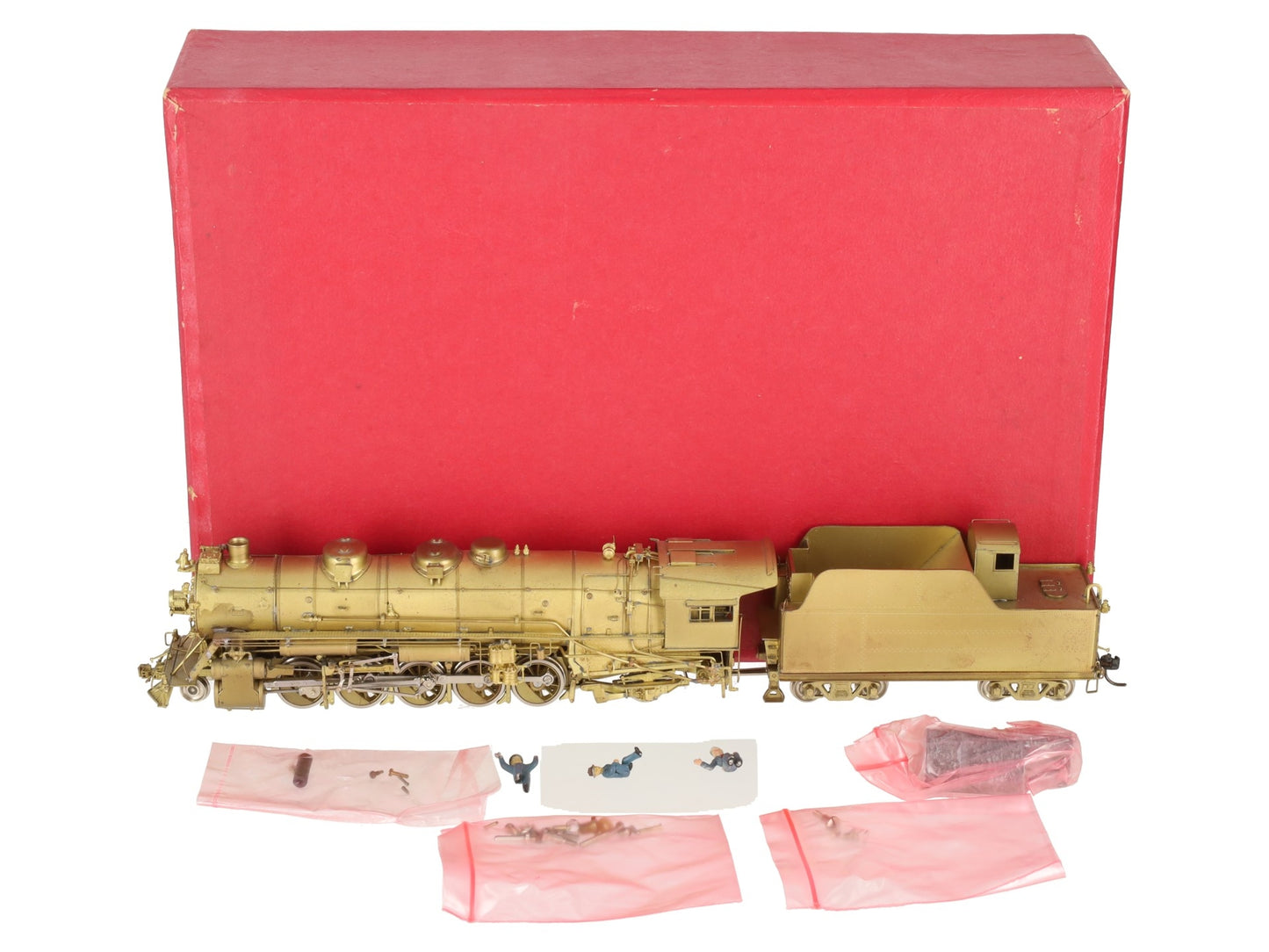 Key Imports HO BRASS Southern 2-10-2 Steam Locomotive & Tender VG/Box