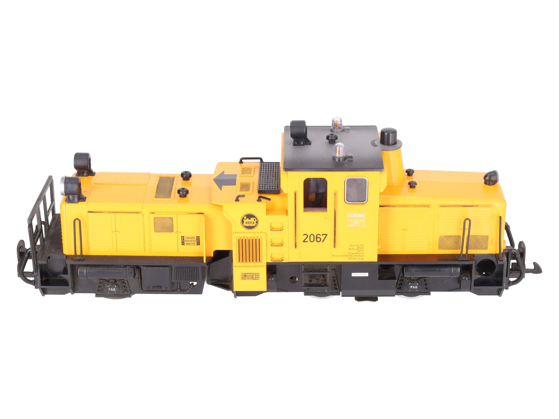 LGB 20670 G Scale Track Cleaning Diesel Locomotive #2067 EX/Box