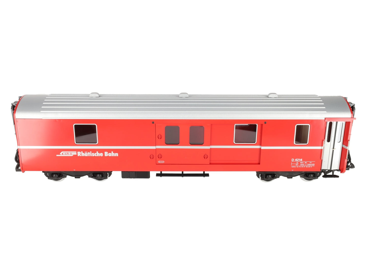 LGB 30690 G Scale RhB Red Baggage Car (Metal Wheels) NIB
