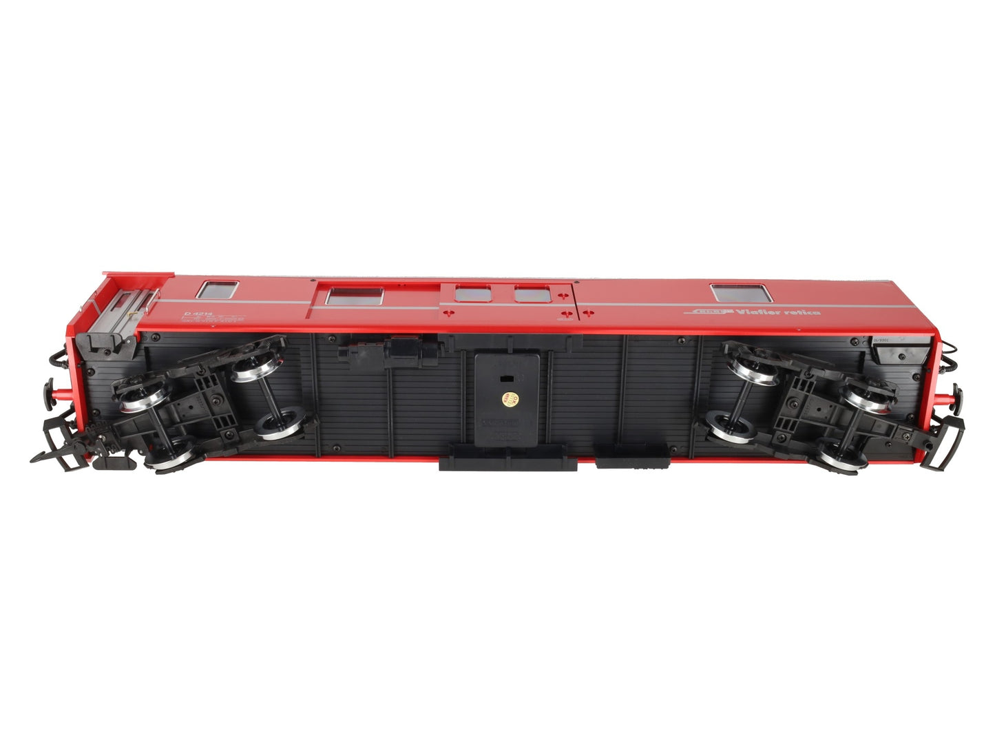 LGB 30690 G Scale RhB Red Baggage Car (Metal Wheels) NIB