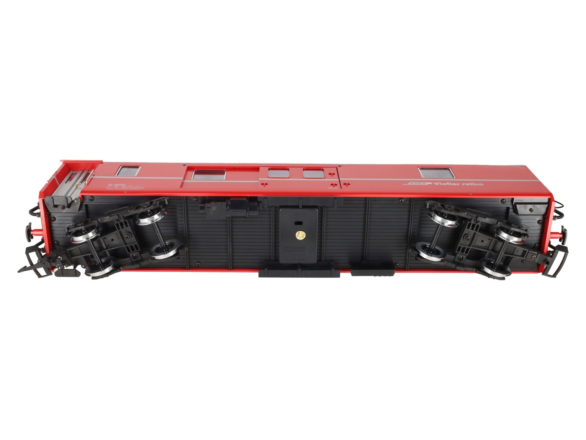 LGB 30690 G Scale RhB Red Baggage Car (Metal Wheels) NIB