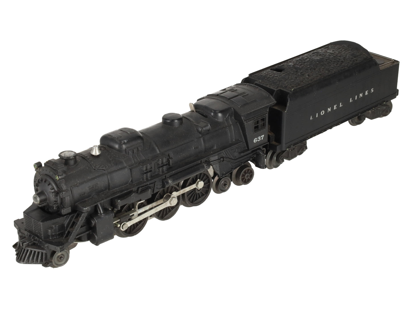 Lionel 637 Vintage O 2-6-4 Die-Cast Steam Locomotive w/6466WX Tender VG