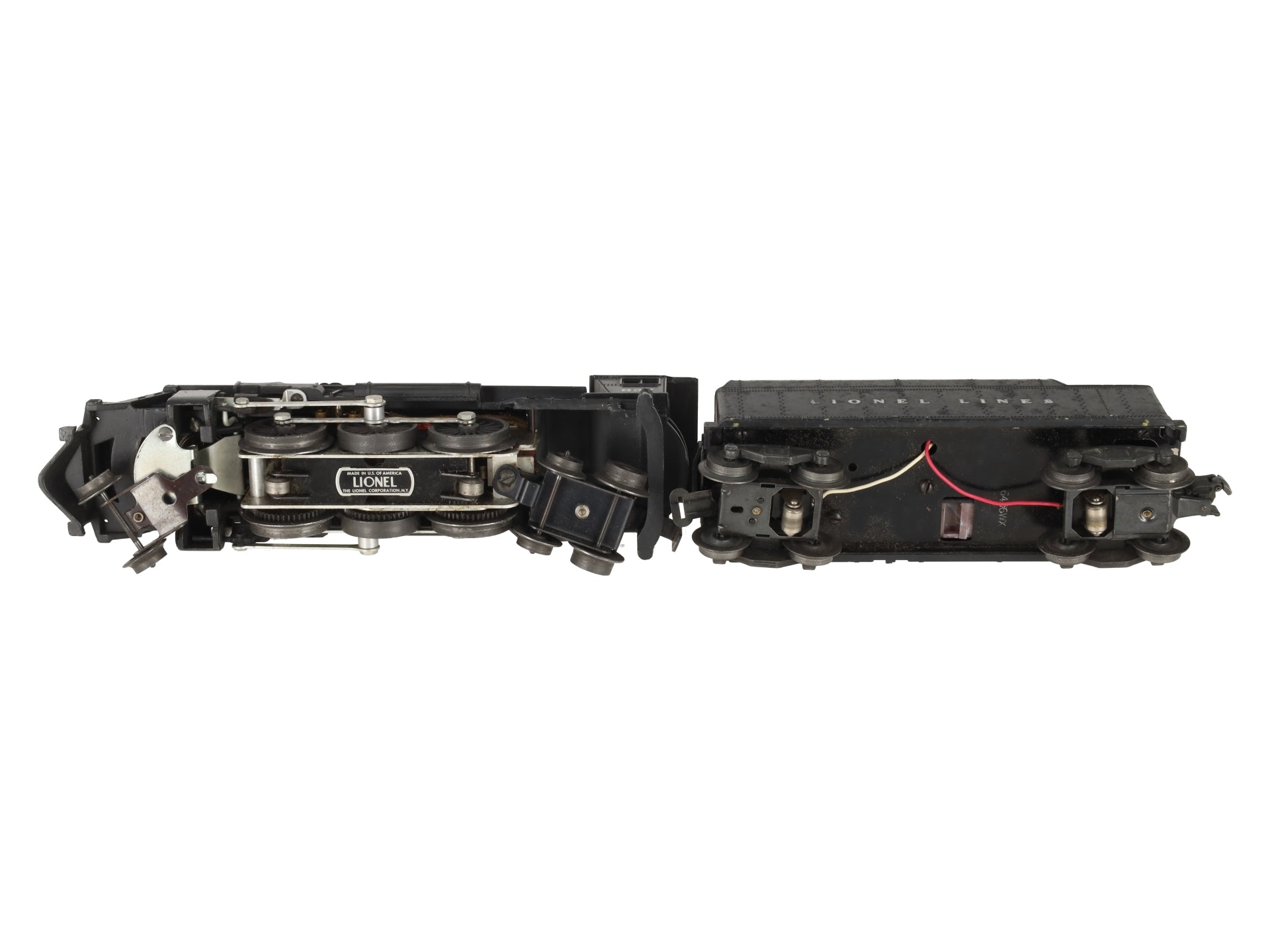 Lionel 637 Vintage O 2-6-4 Die-Cast Steam Locomotive w/6466WX Tender VG