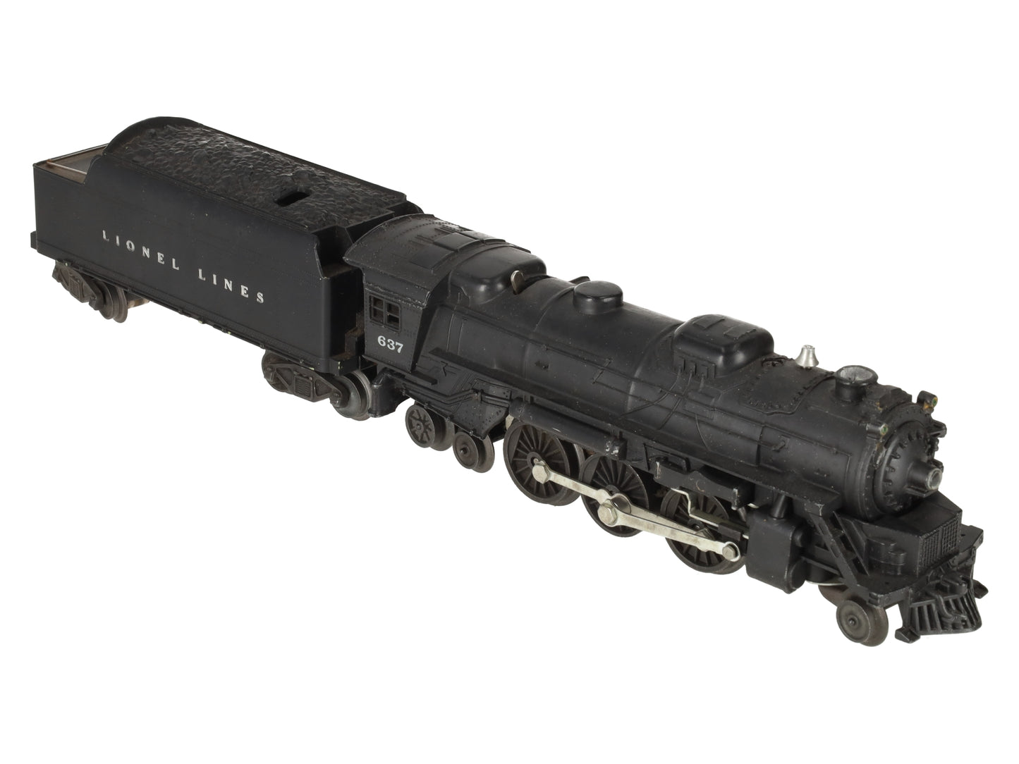 Lionel 637 Vintage O 2-6-4 Die-Cast Steam Locomotive w/6466WX Tender VG