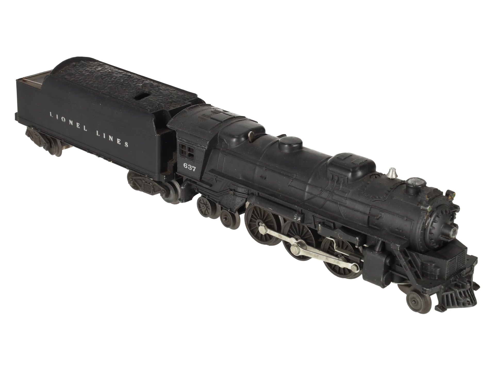 Lionel 637 Vintage O 2-6-4 Die-Cast Steam Locomotive w/6466WX Tender VG