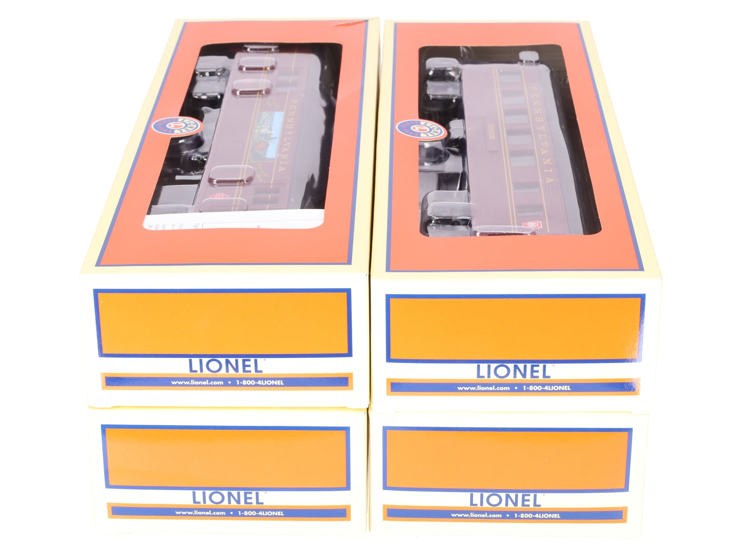 Lionel 6-35193 O Pennsylvania Streamliner Passenger Cars (Set of 4) EX/Box