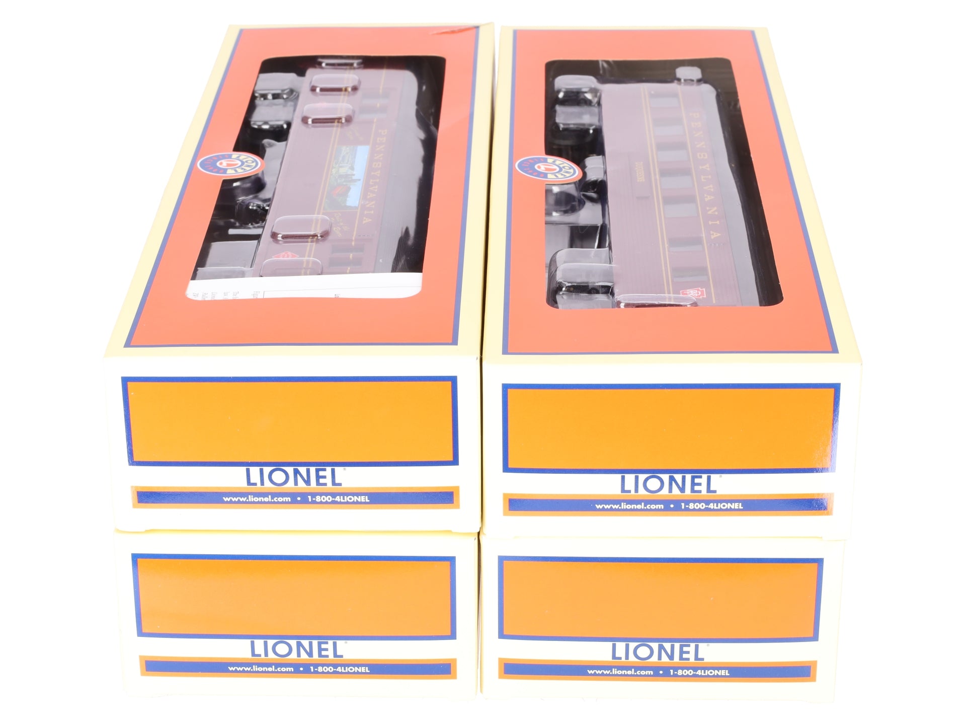 Lionel 6-35193 O Pennsylvania Streamliner Passenger Cars (Set of 4) EX/Box