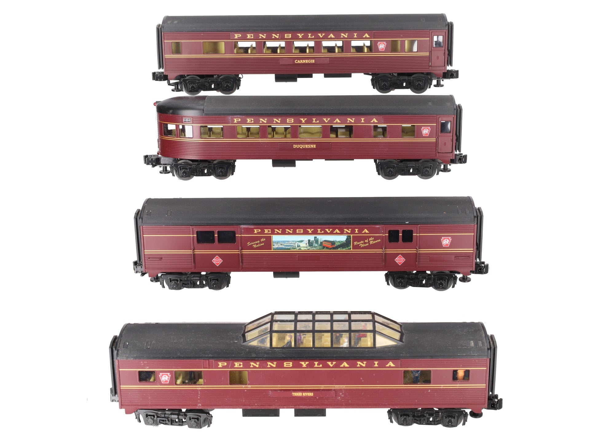 Lionel 6-35193 O Pennsylvania Streamliner Passenger Cars (Set of 4) EX/Box