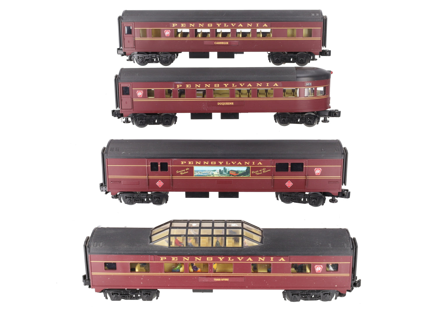 Lionel 6-35193 O Pennsylvania Streamliner Passenger Cars (Set of 4) EX/Box