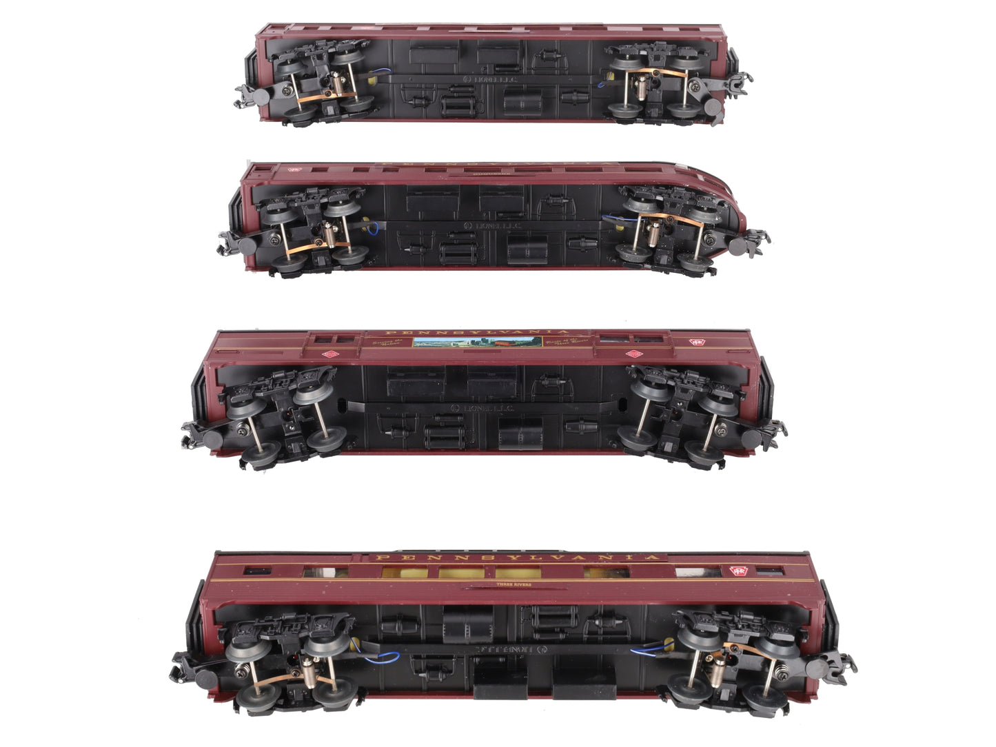 Lionel 6-35193 O Pennsylvania Streamliner Passenger Cars (Set of 4) EX/Box