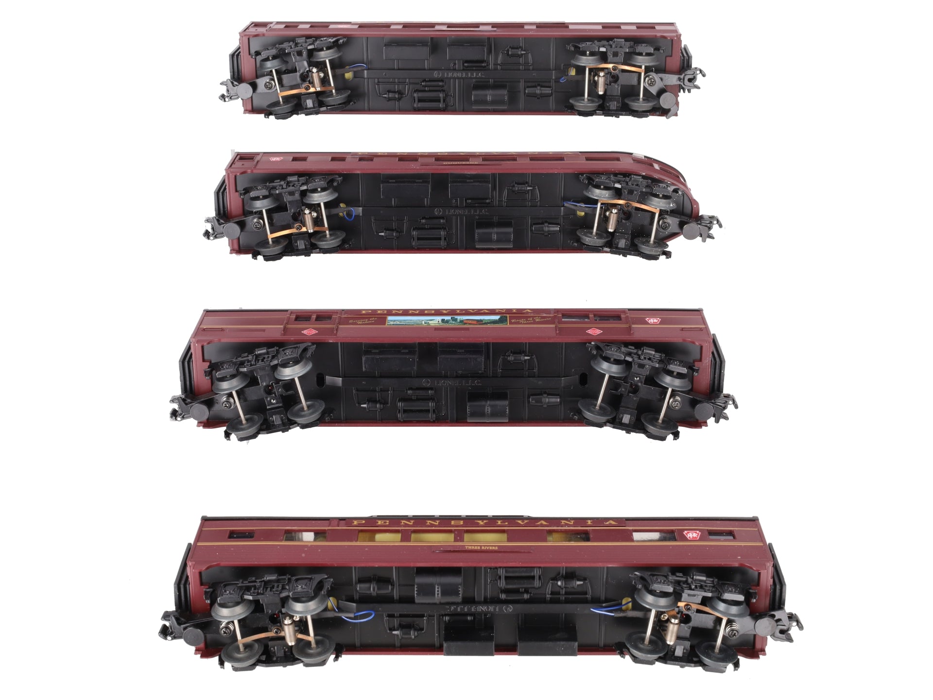 Lionel 6-35193 O Pennsylvania Streamliner Passenger Cars (Set of 4) EX/Box