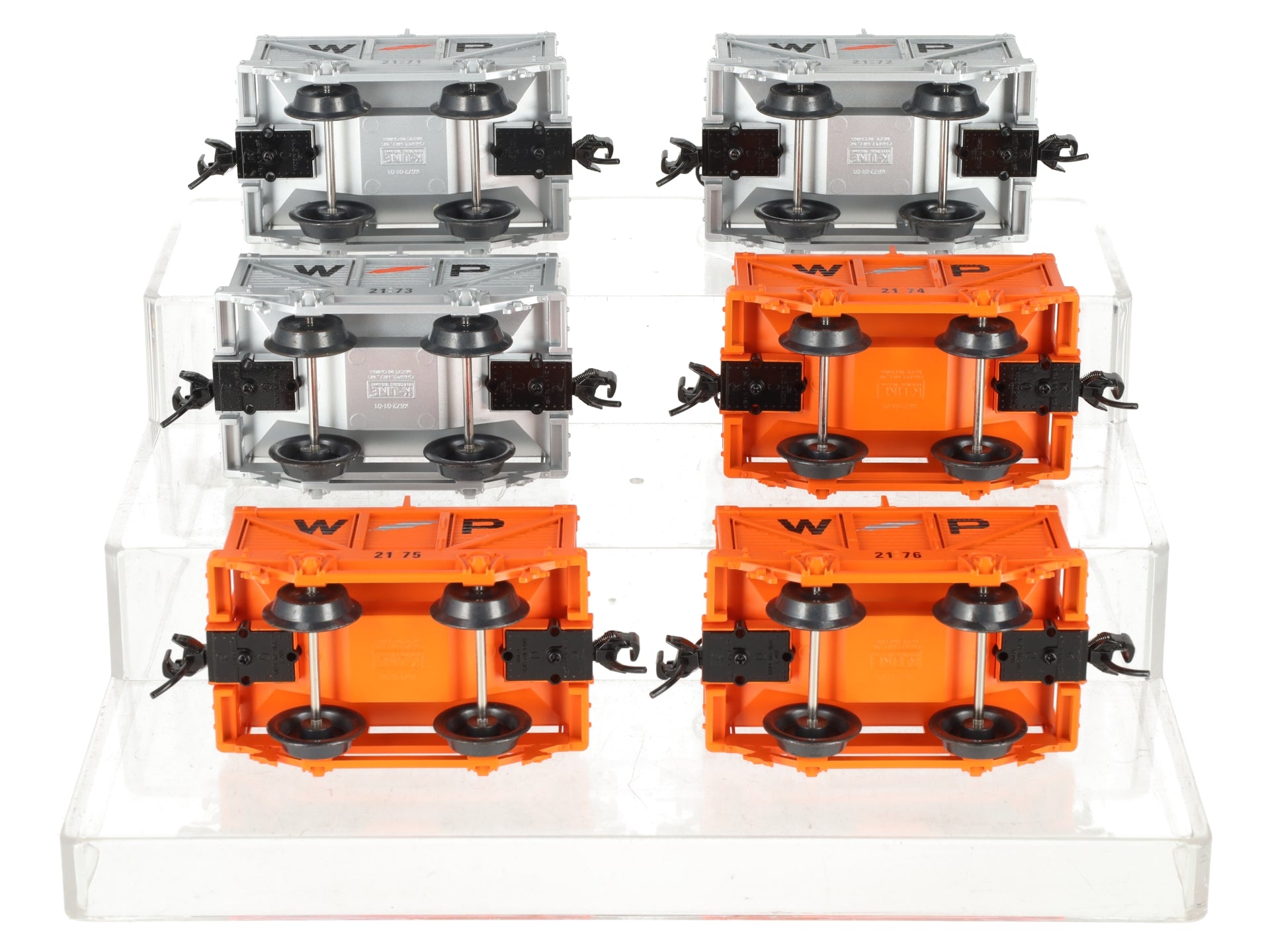 K-Line K672-2171A WP 6-Pack Ore Cars LN/Box