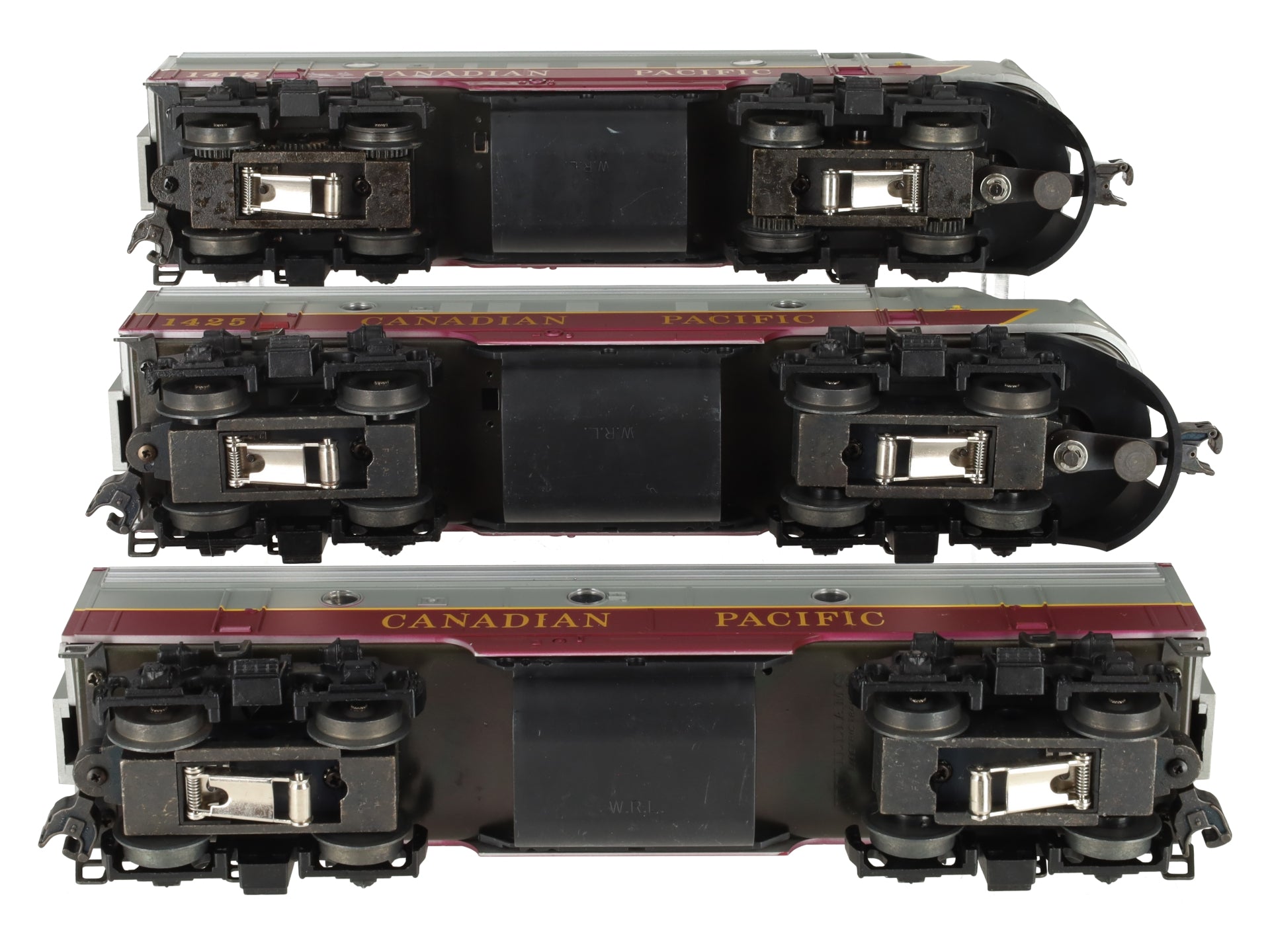 Williams F7102S O Canadian Pacific ABA Diesel Set w/True Sounds F722, F723, F728 EX