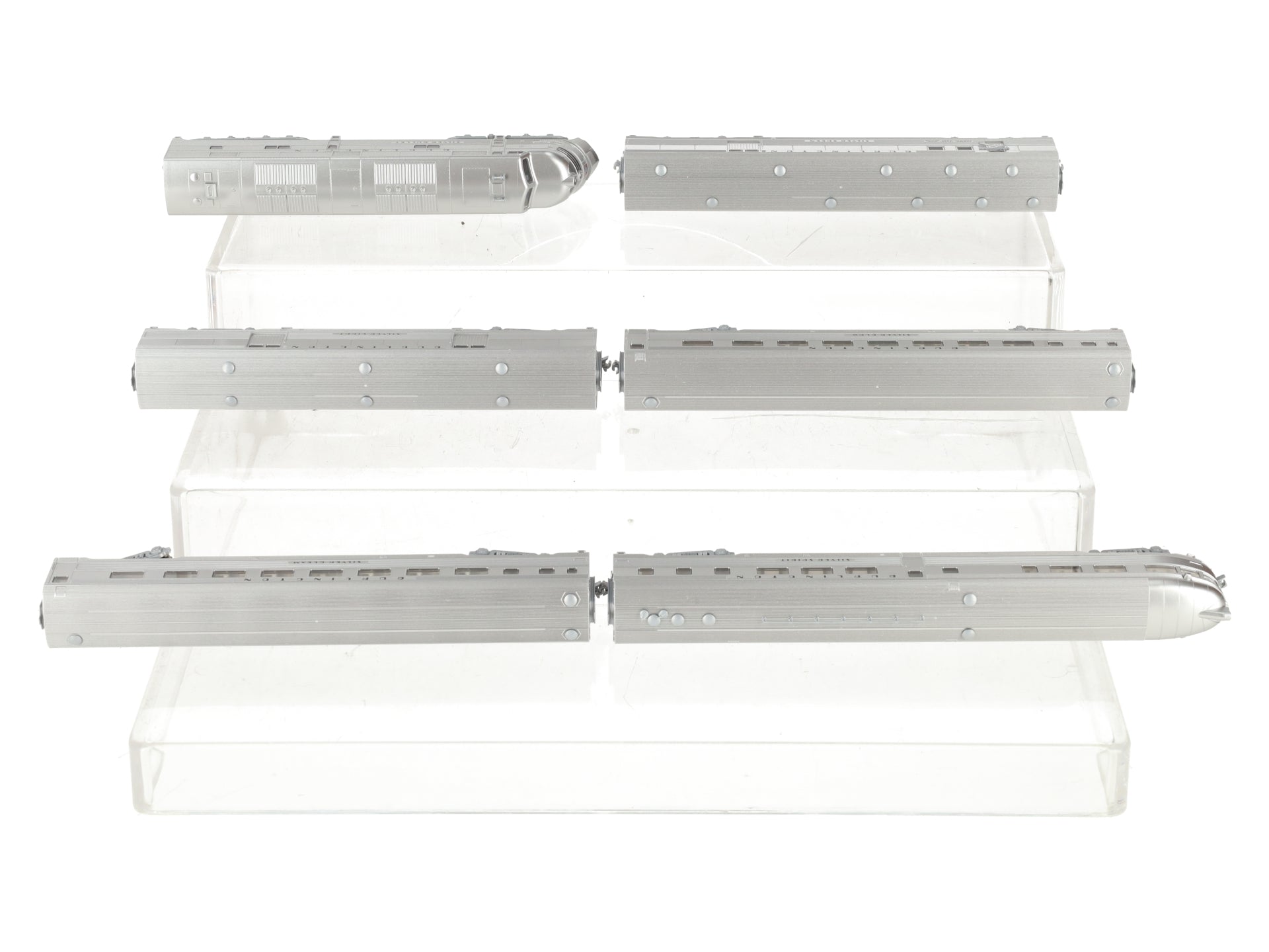 Kato 106-090 N CB&Q EMD E5A Diesel & Silver Streak Zephyr Passenger Set LN/Box