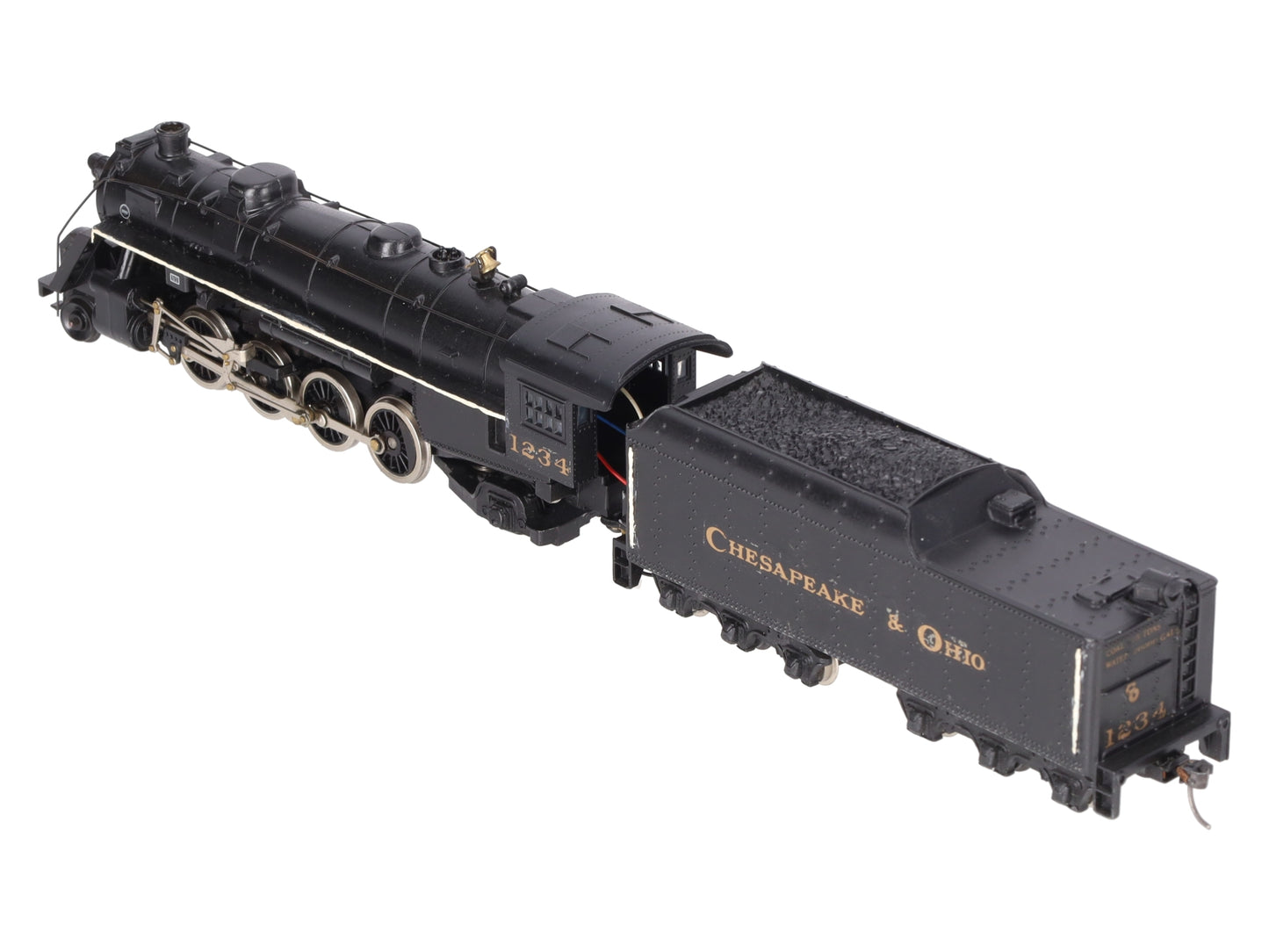 Mantua 383-070 HO Scale Chesapeake & Ohio 0-8-0 Steam Loco & Tender #1234-Custom/Box
