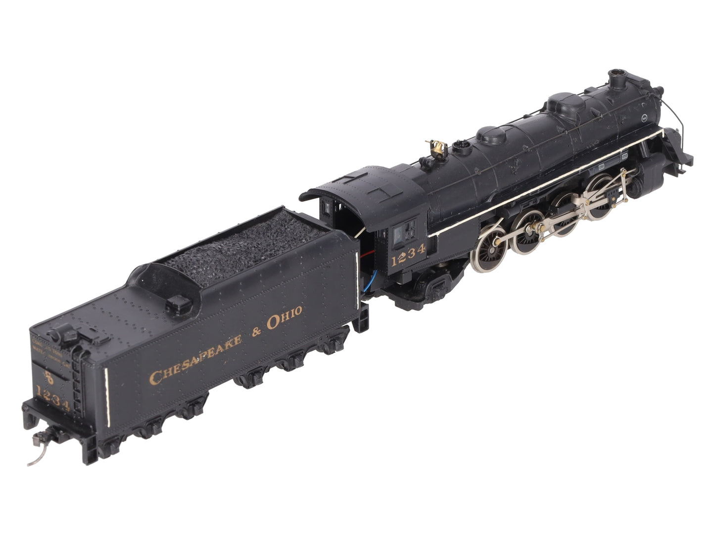 Mantua 383-070 HO Scale Chesapeake & Ohio 0-8-0 Steam Loco & Tender #1234-Custom/Box
