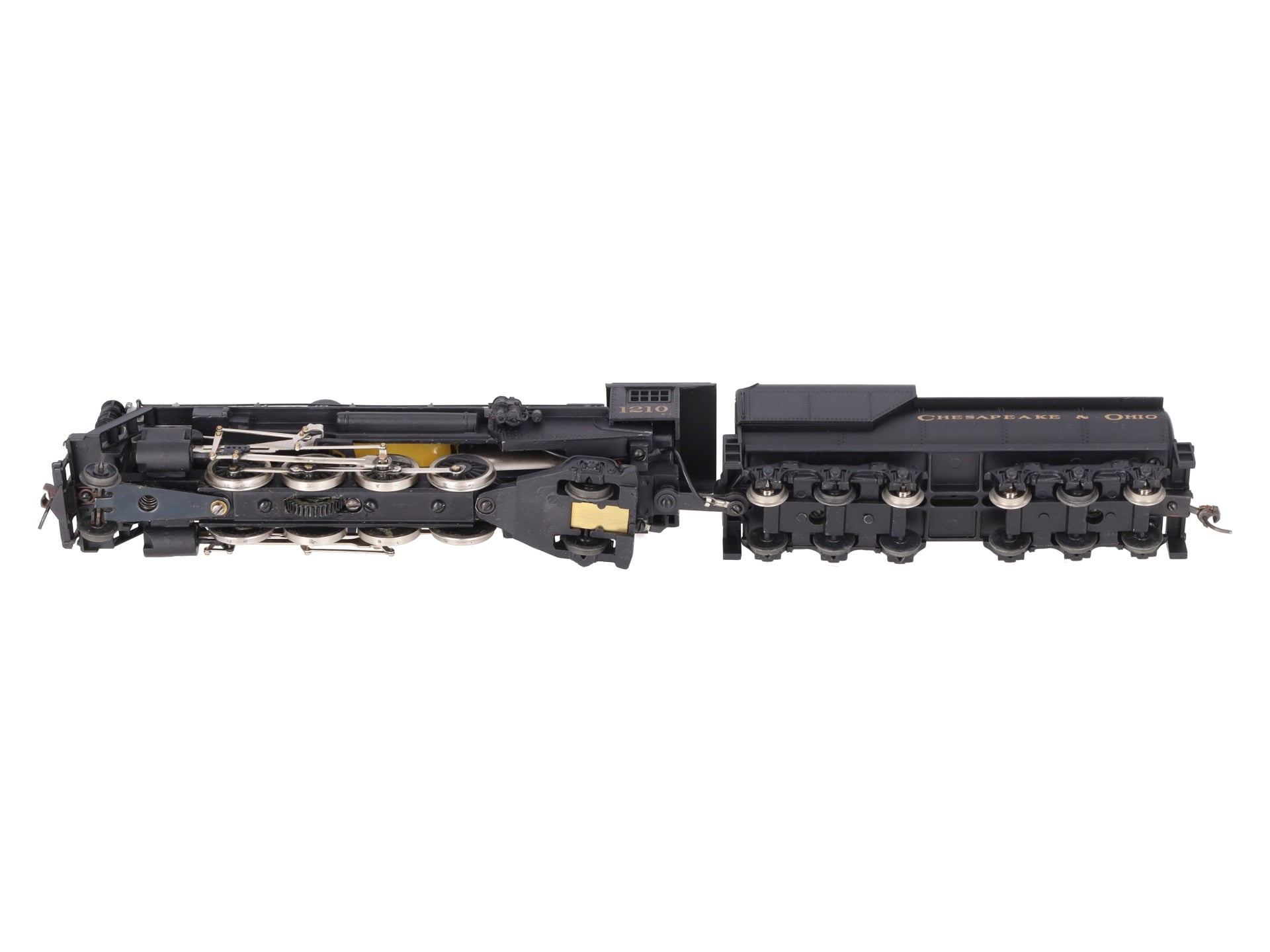 Mantua 348-023 HO Scale C&O 2-8-2 Mikado Steam Locomotive & Tender #1210 EX/Box