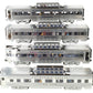 K-Line K-4613B O "California Zephyr" Extended Aluminium 15' Passenger 4-Car Set LN/Box