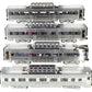 K-Line K-4613B O "California Zephyr" Extended Aluminium 15' Passenger 4-Car Set LN/Box