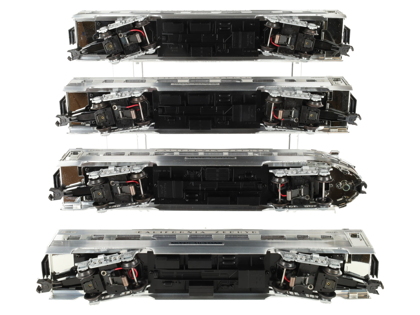K-Line K-4613B O "California Zephyr" Extended Aluminium 15' Passenger 4-Car Set LN/Box