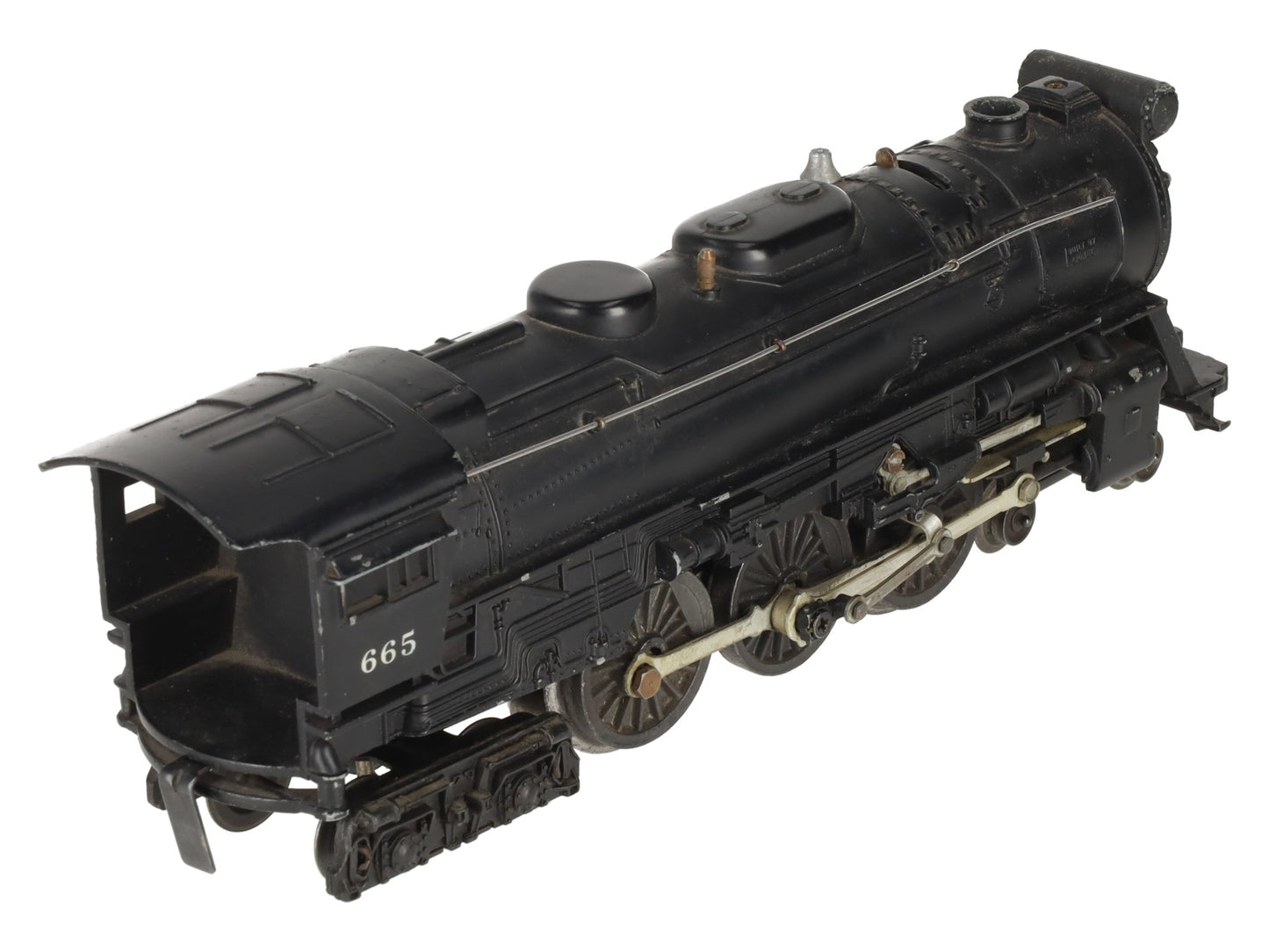 Lionel 665 Vintage O 4-6-4 Steam Locomotive w/ Smoke Chamber VG
