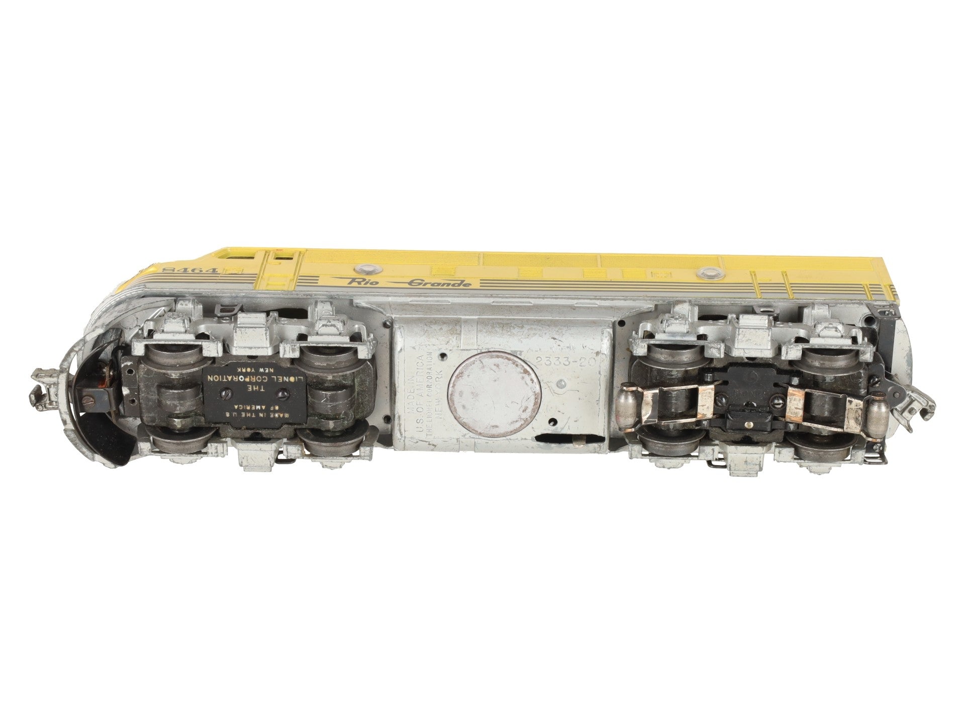 Lionel 6-8464 O Gauge Rio Grande F3 A Powered Diesel Locomotive #8464 VG