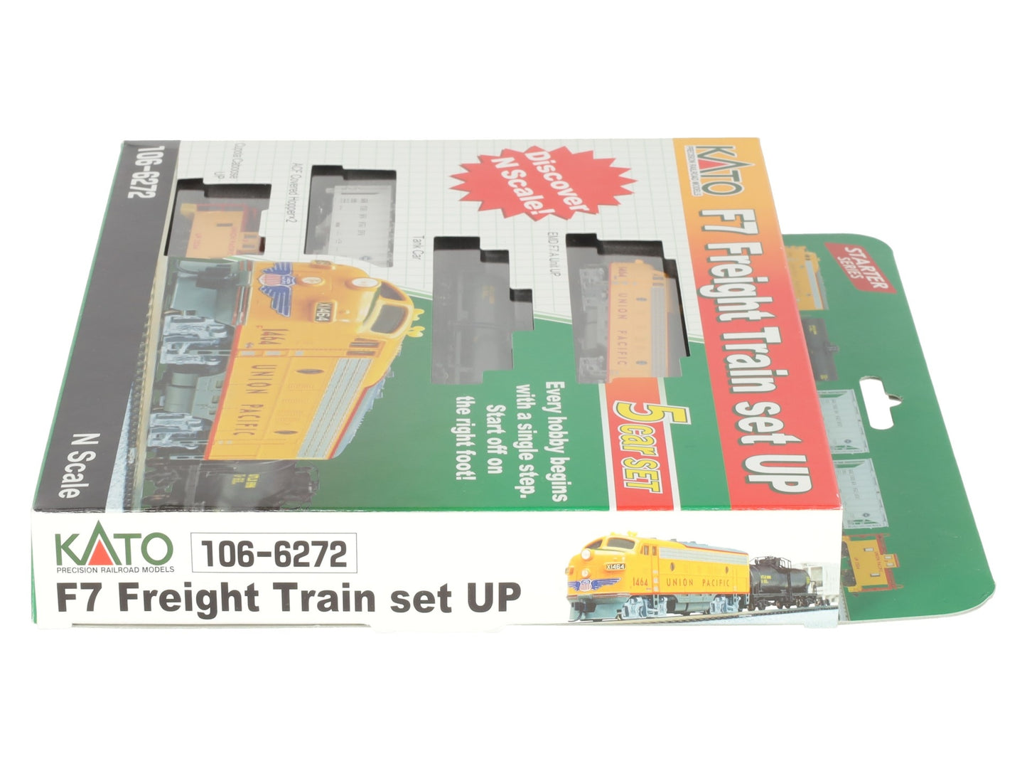 Kato 106-6272 Union Pacific F7A N Gauge Diesel Freight Train Set LN/Box