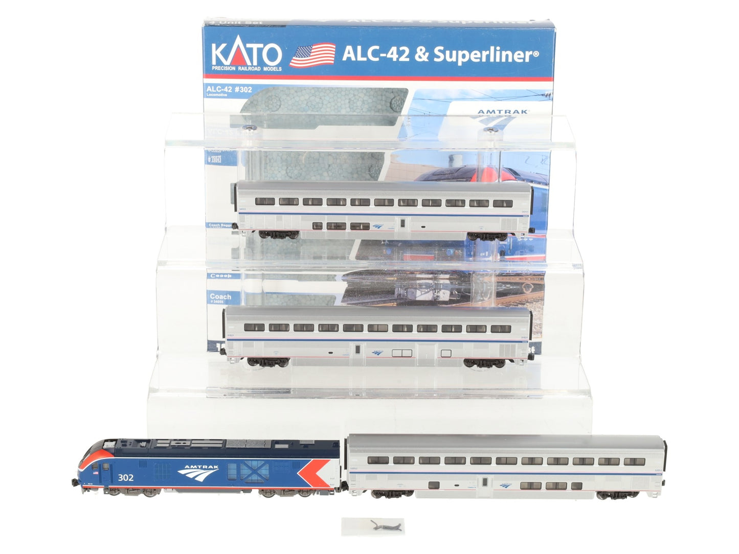 Kato 10-1788 N Amtrak ALC-42 & Superliner Phase VI Train Set (Set of 4) LN/Box