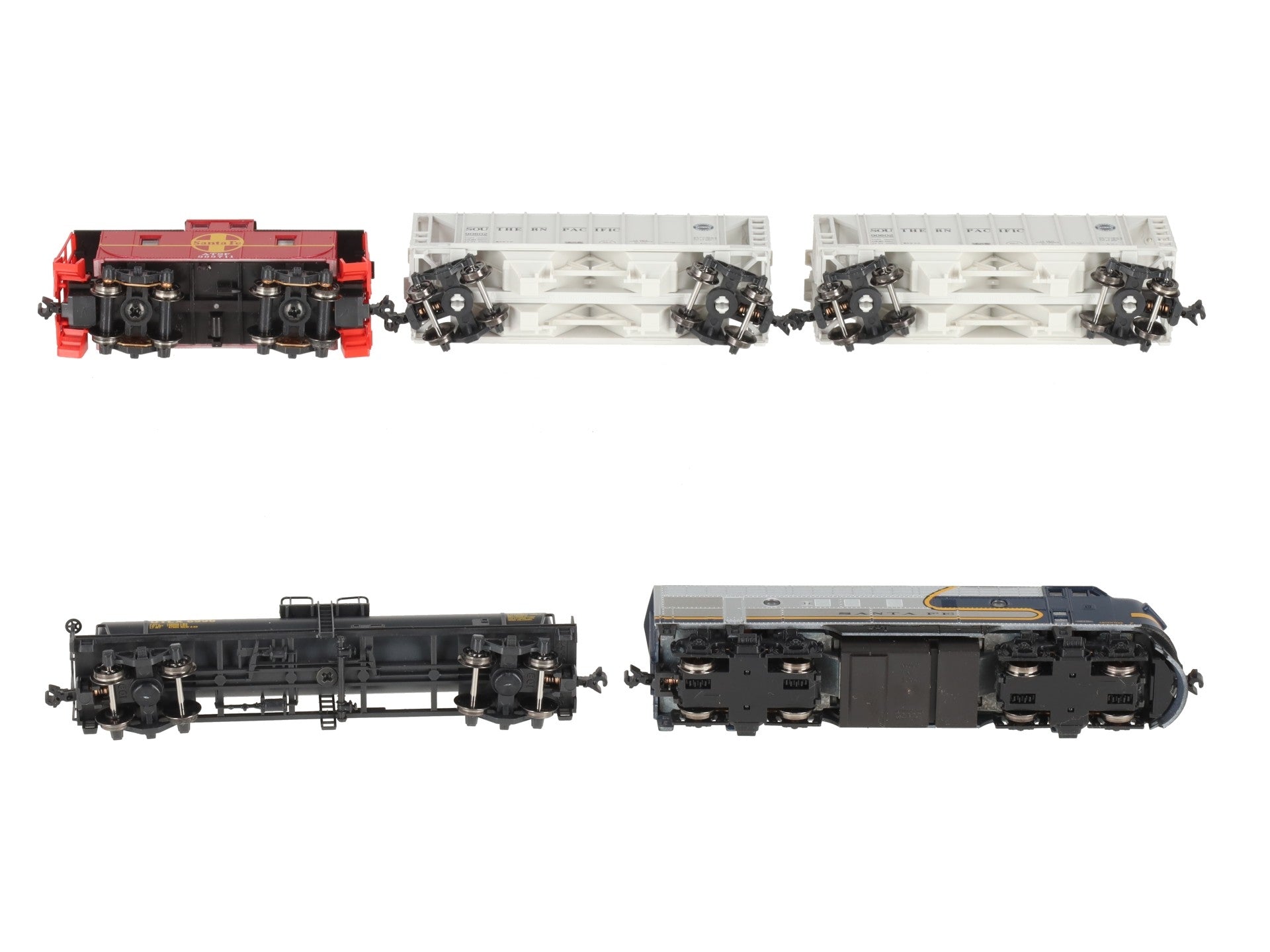 Kato 106-6273 N Santa Fe EMD F7 Diesel Freight Train-Only Set Standard DC