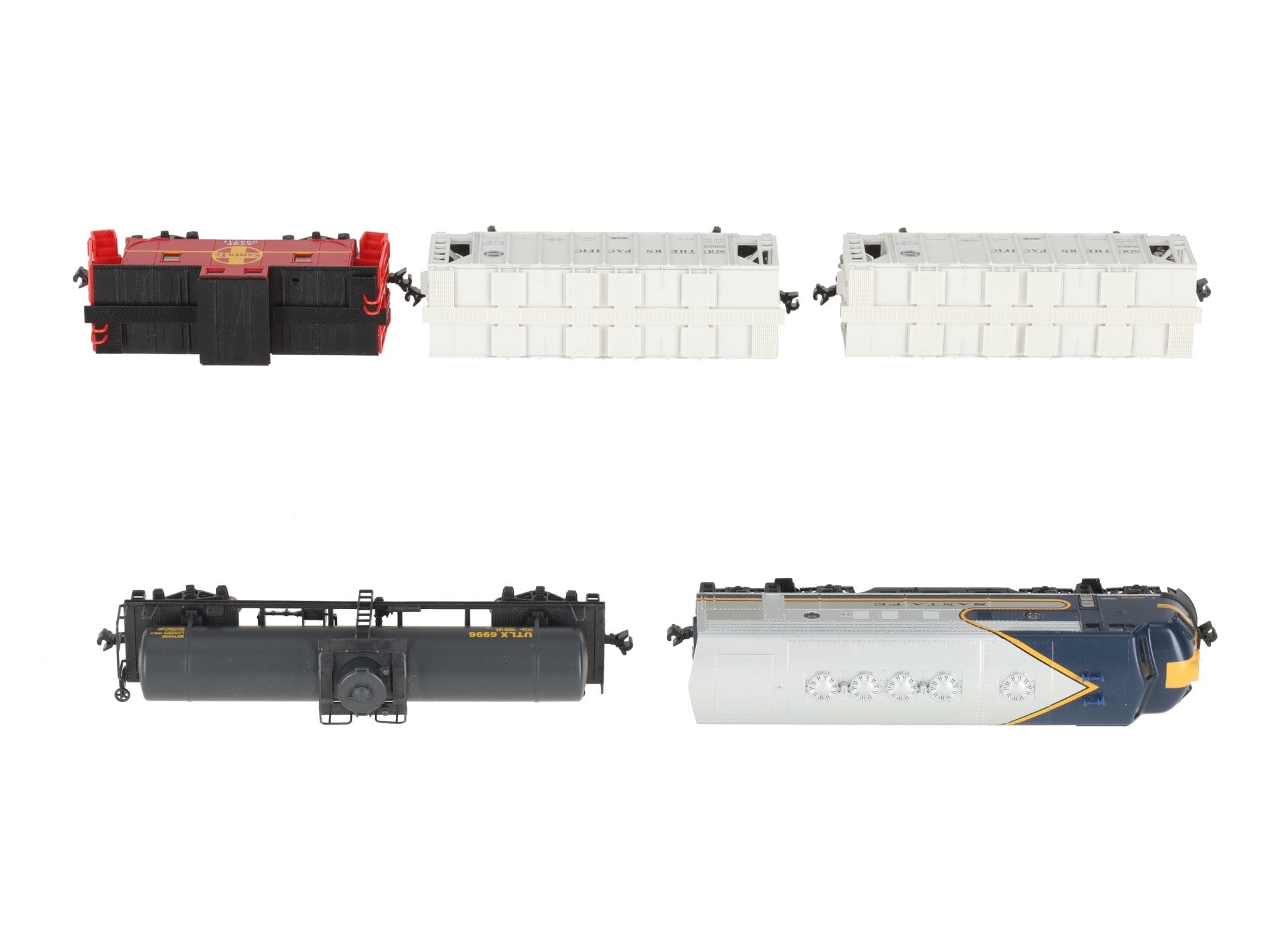 Kato 106-6273 N Santa Fe EMD F7 Diesel Freight Train-Only Set Standard DC