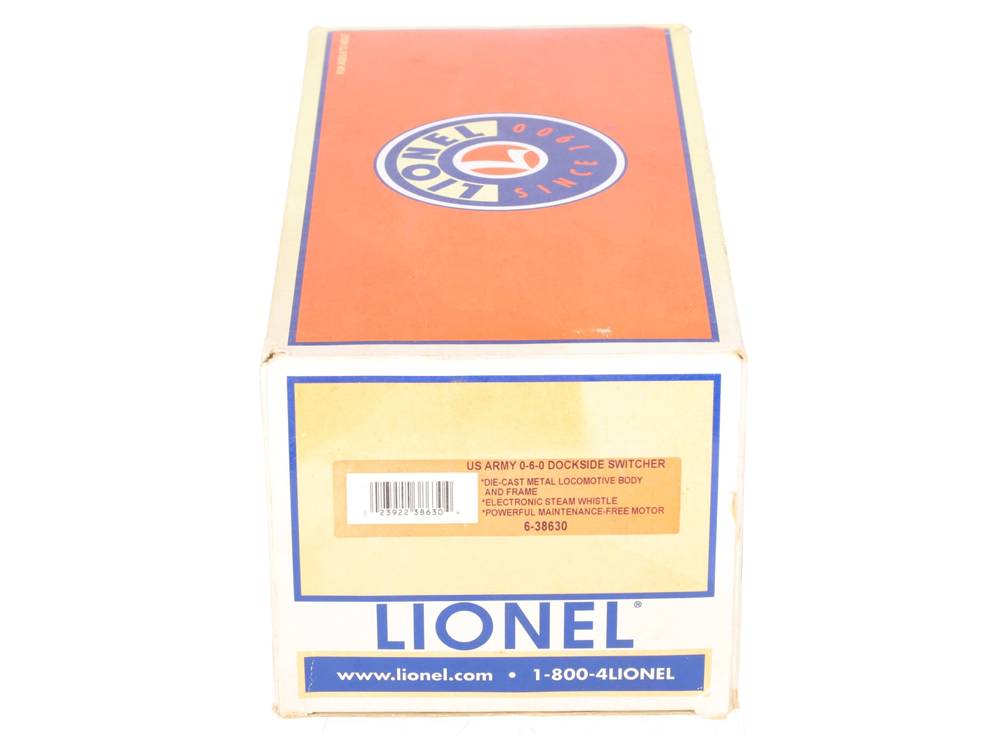 Lionel 6-38630 O U.S. Army Dockside Switcher #486 EX/Box