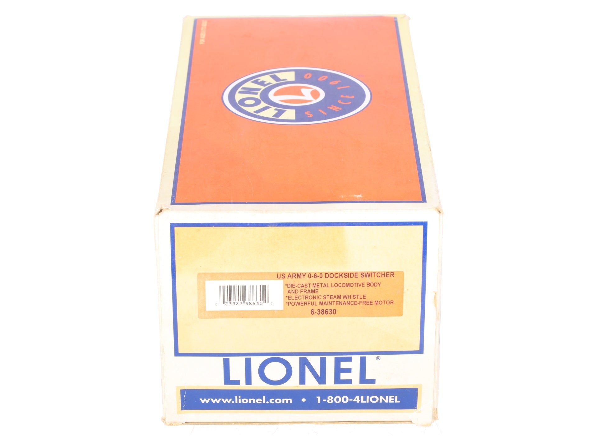 Lionel 6-38630 O U.S. Army Dockside Switcher #486 EX/Box