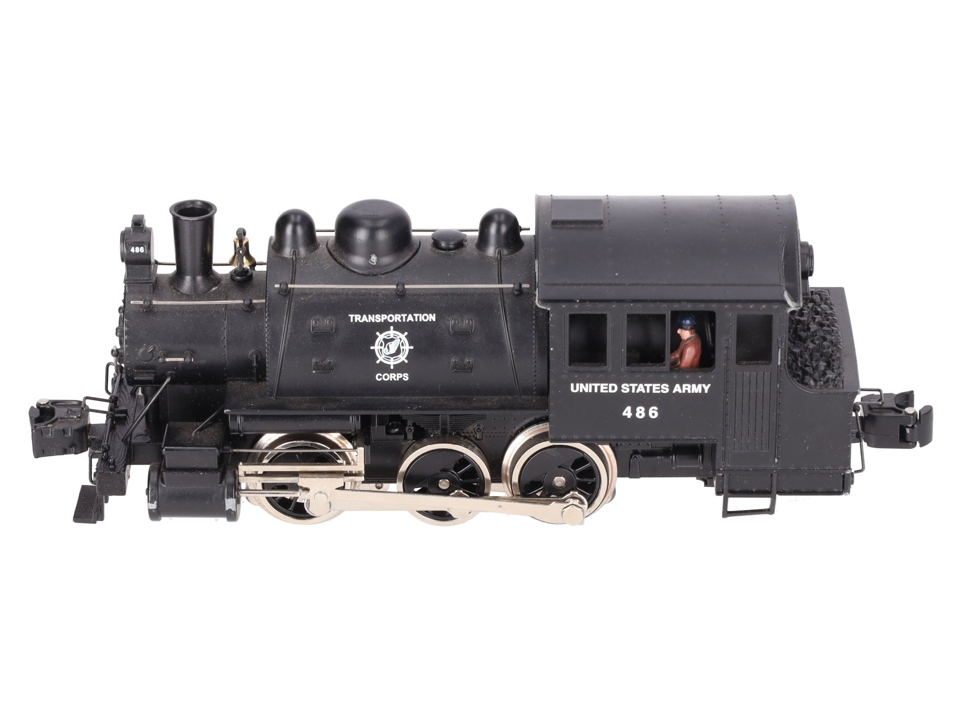 Lionel 6-38630 O U.S. Army Dockside Switcher #486 EX/Box
