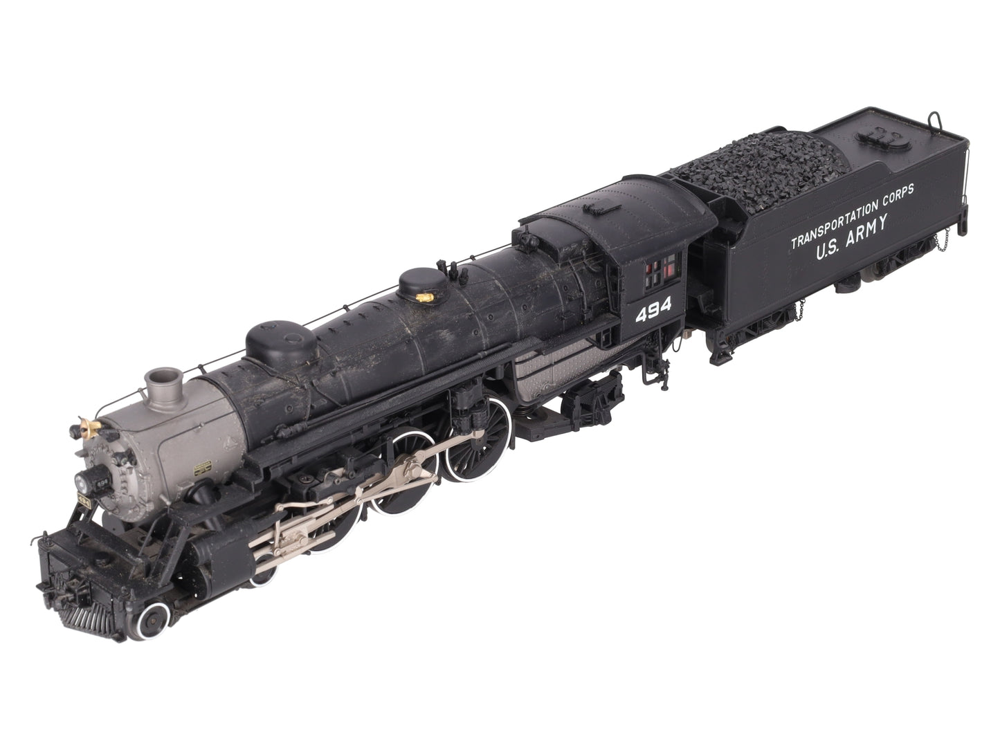 MTH 20-3747-1 O U.S. Army 4-6-2 USRA Heavy Pacific Steam Locomotive #494 w/ PS3 EX/Box