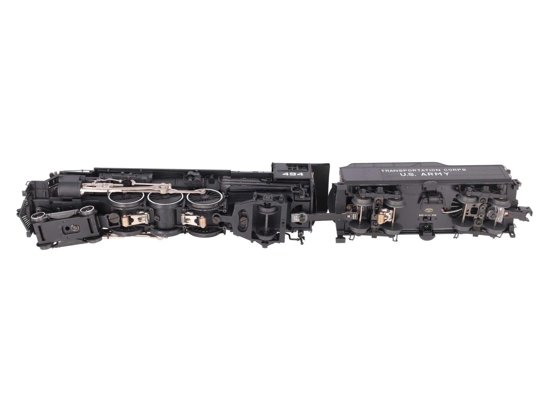 MTH 20-3747-1 O U.S. Army 4-6-2 USRA Heavy Pacific Steam Locomotive #494 w/ PS3 EX/Box