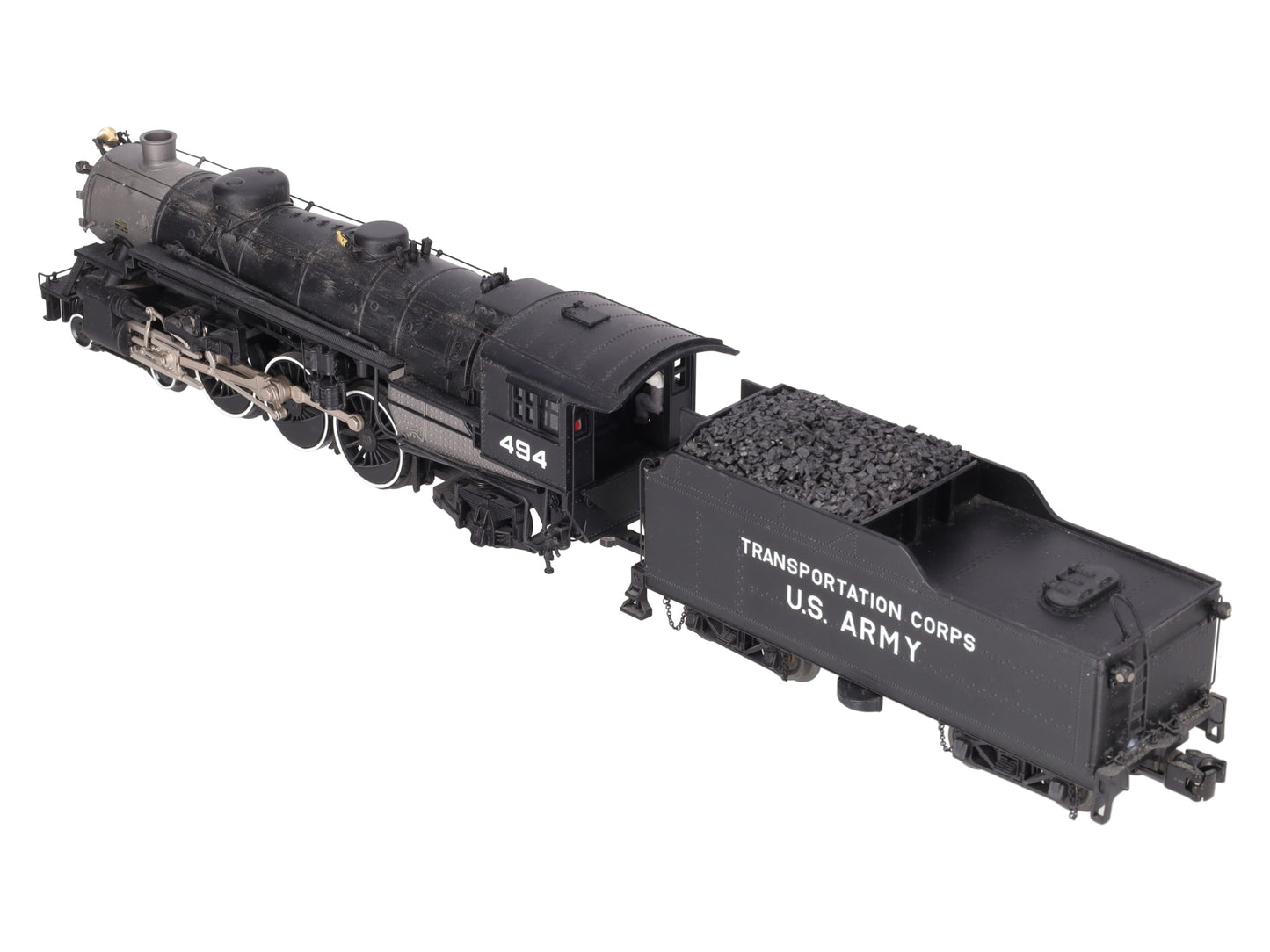 MTH 20-3747-1 O U.S. Army 4-6-2 USRA Heavy Pacific Steam Locomotive #494 w/ PS3 EX/Box
