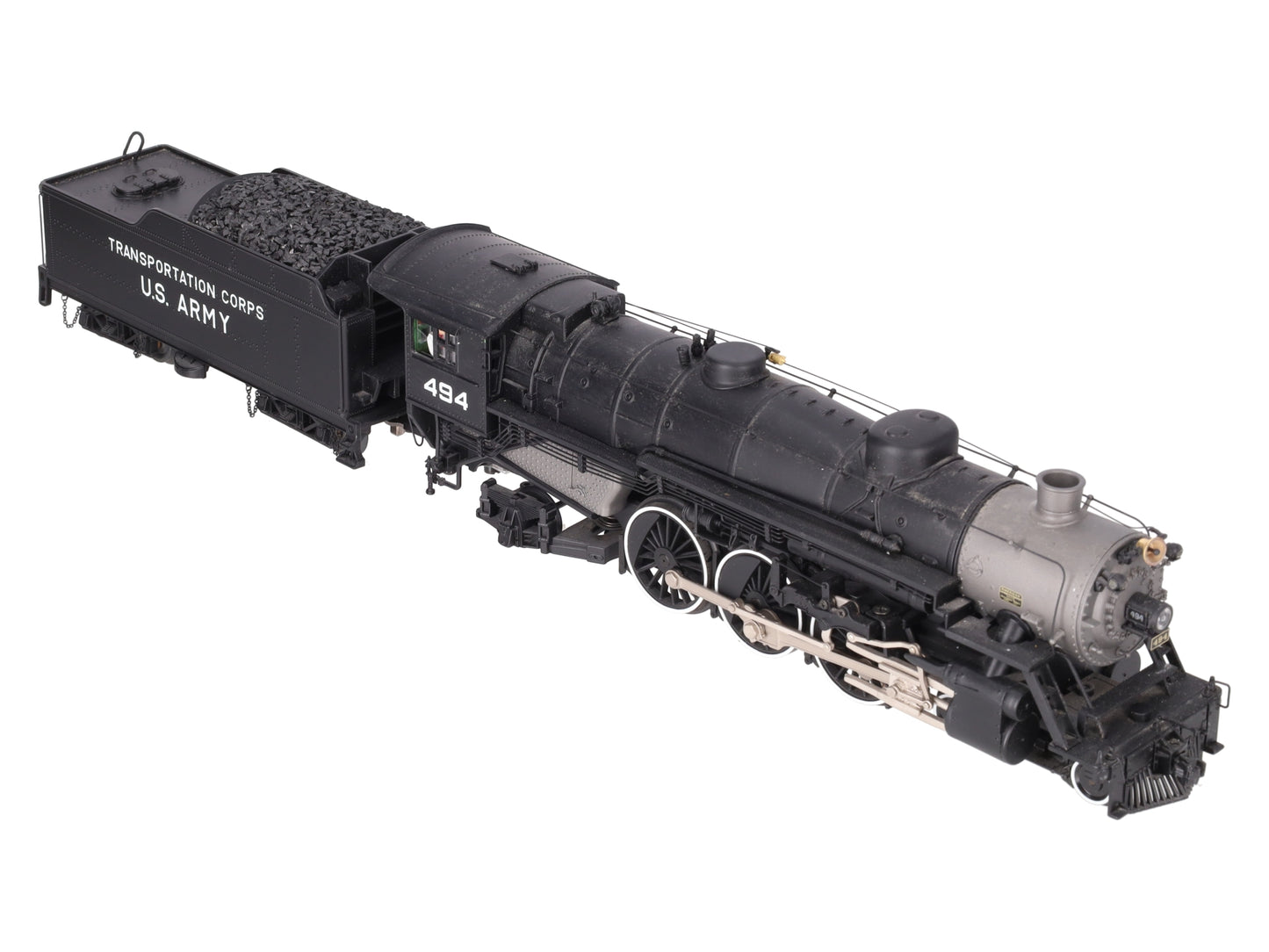 MTH 20-3747-1 O U.S. Army 4-6-2 USRA Heavy Pacific Steam Locomotive #494 w/ PS3 EX/Box